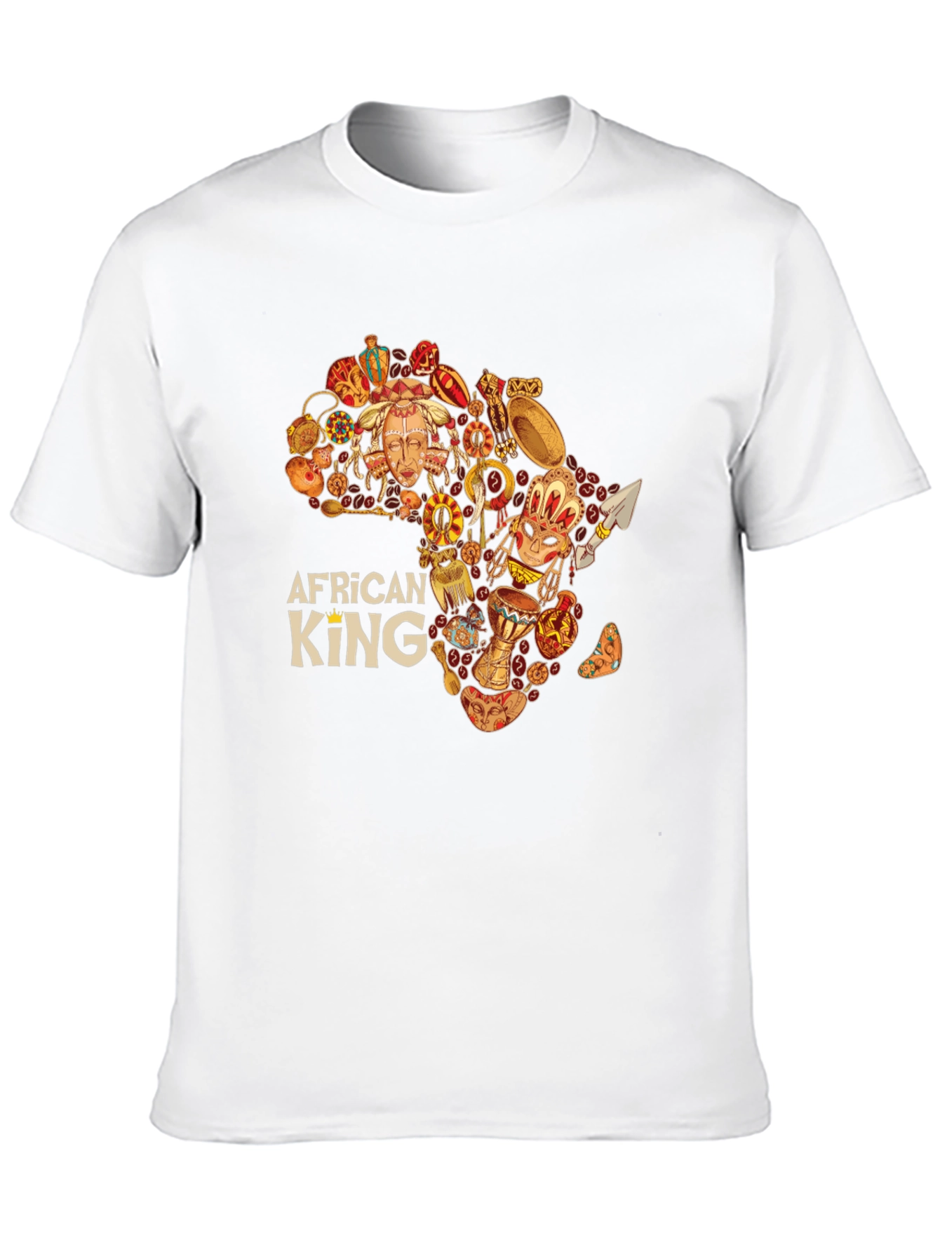 Black African King Black Graphic Tee  view 10