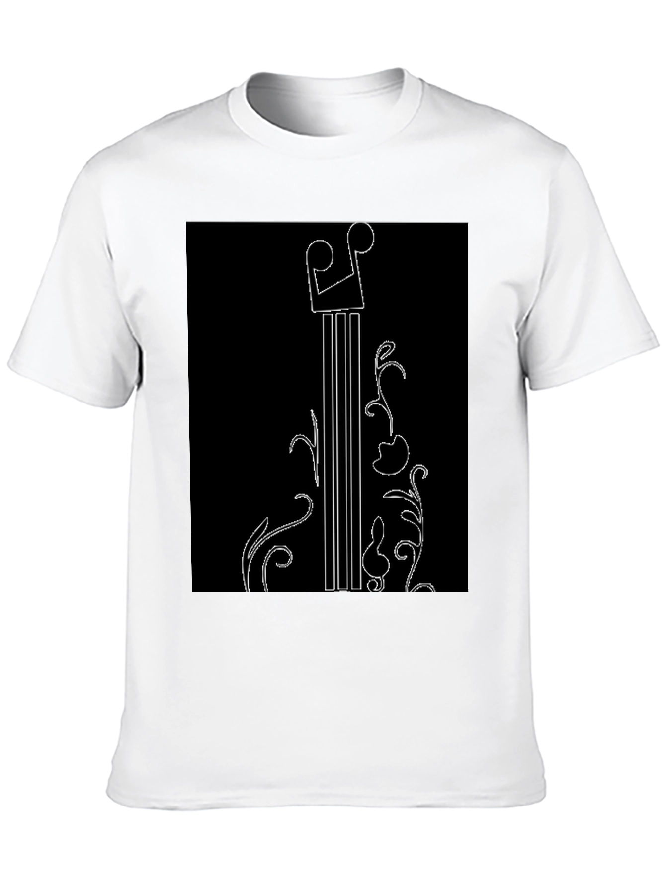 Black Music Inspired Black Graphic Tee view 10