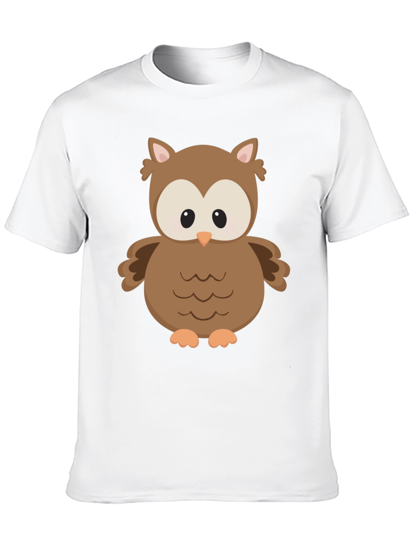 Black Owl Graphic Print T-Shirt - Unisex view 10