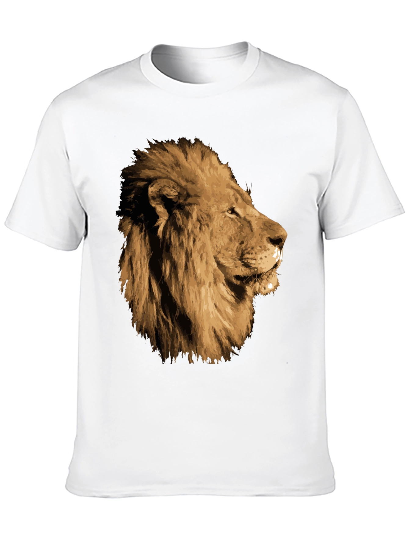 Black Lion Graphic T-Shirt - Black view 10