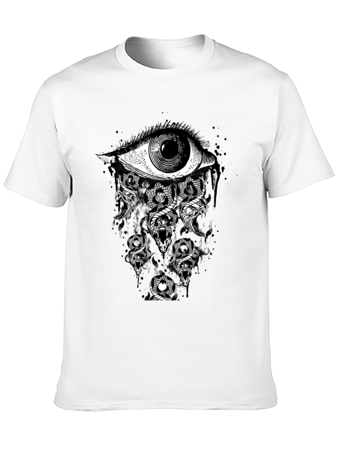 Black Eye & Snakes Graphic Tee - Black view 10