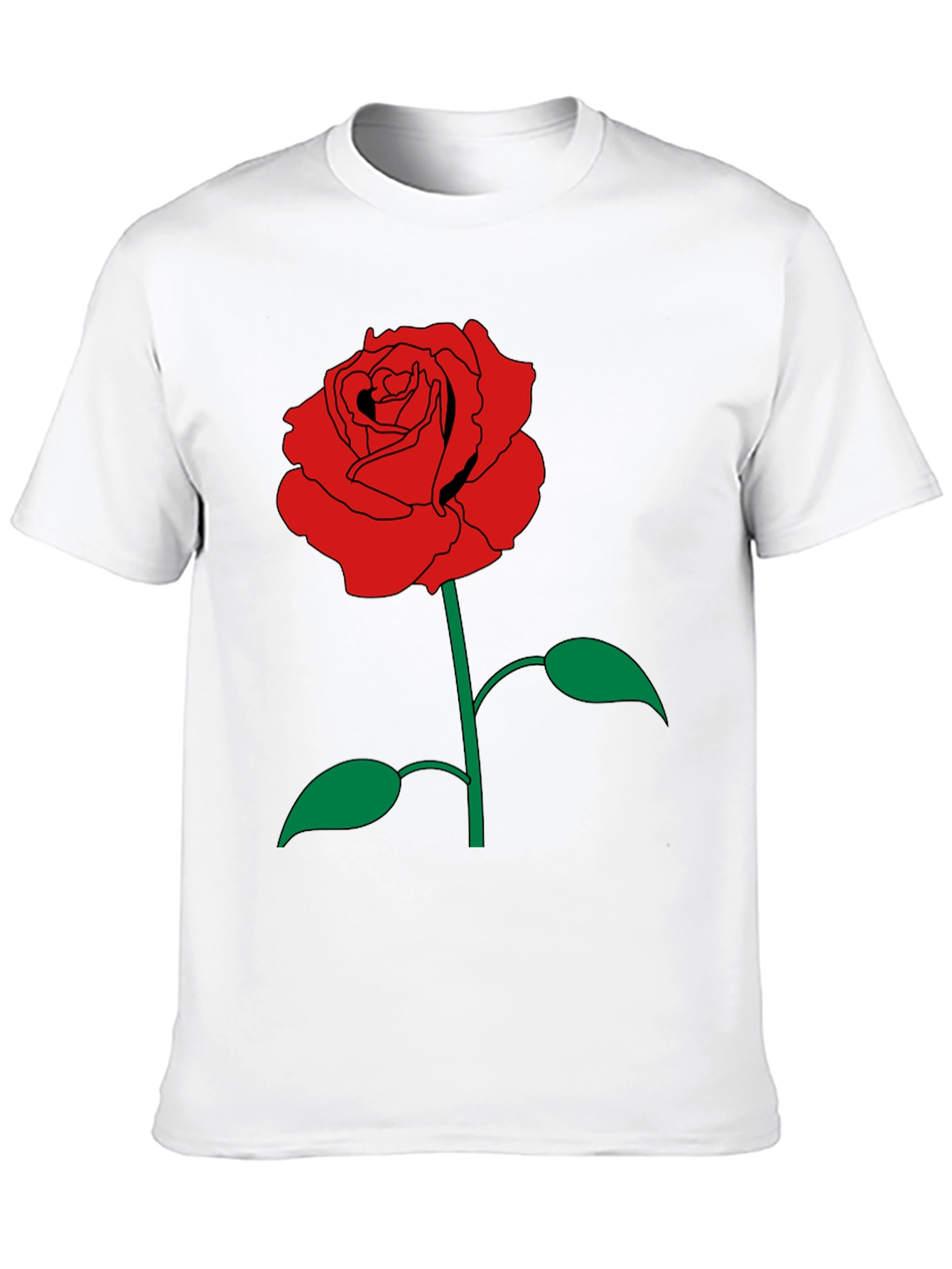Black Rose Graphic Black T-Shirt view 10