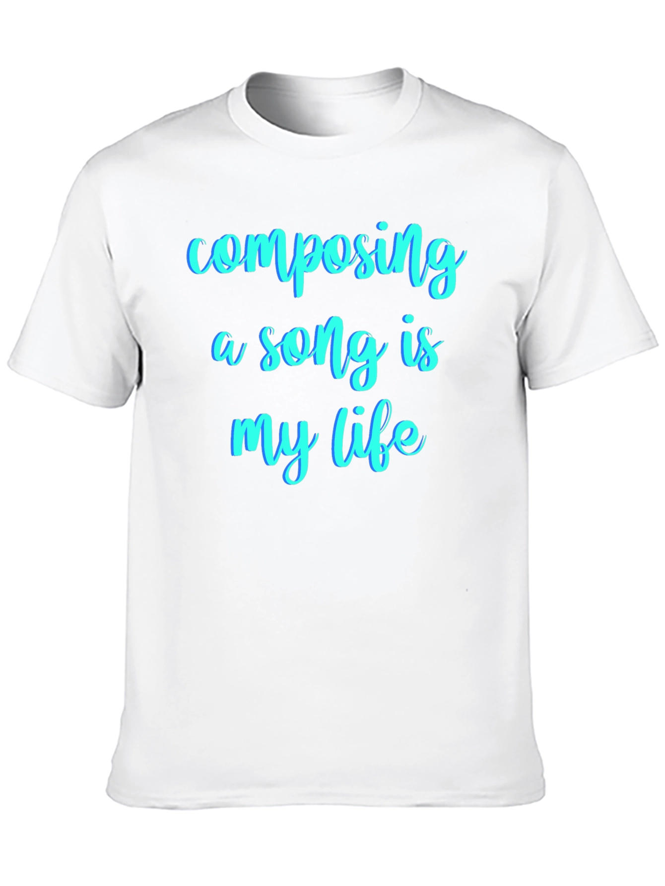 Black Composing a Song is My Life Graphic T-Shirt view 10