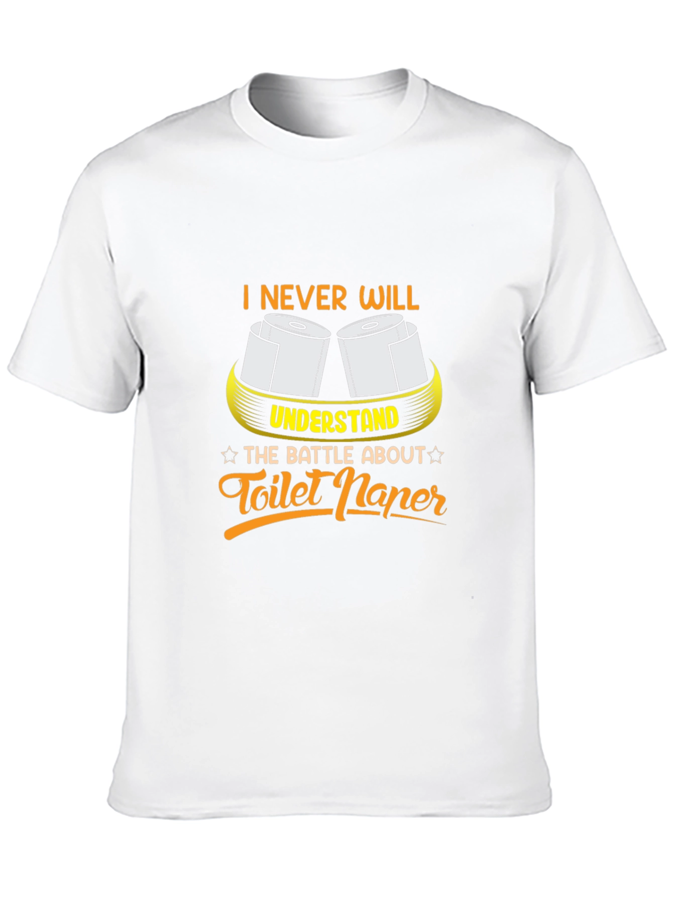 Black I Never Will Understand Toilet Paper T-Shirt view 10