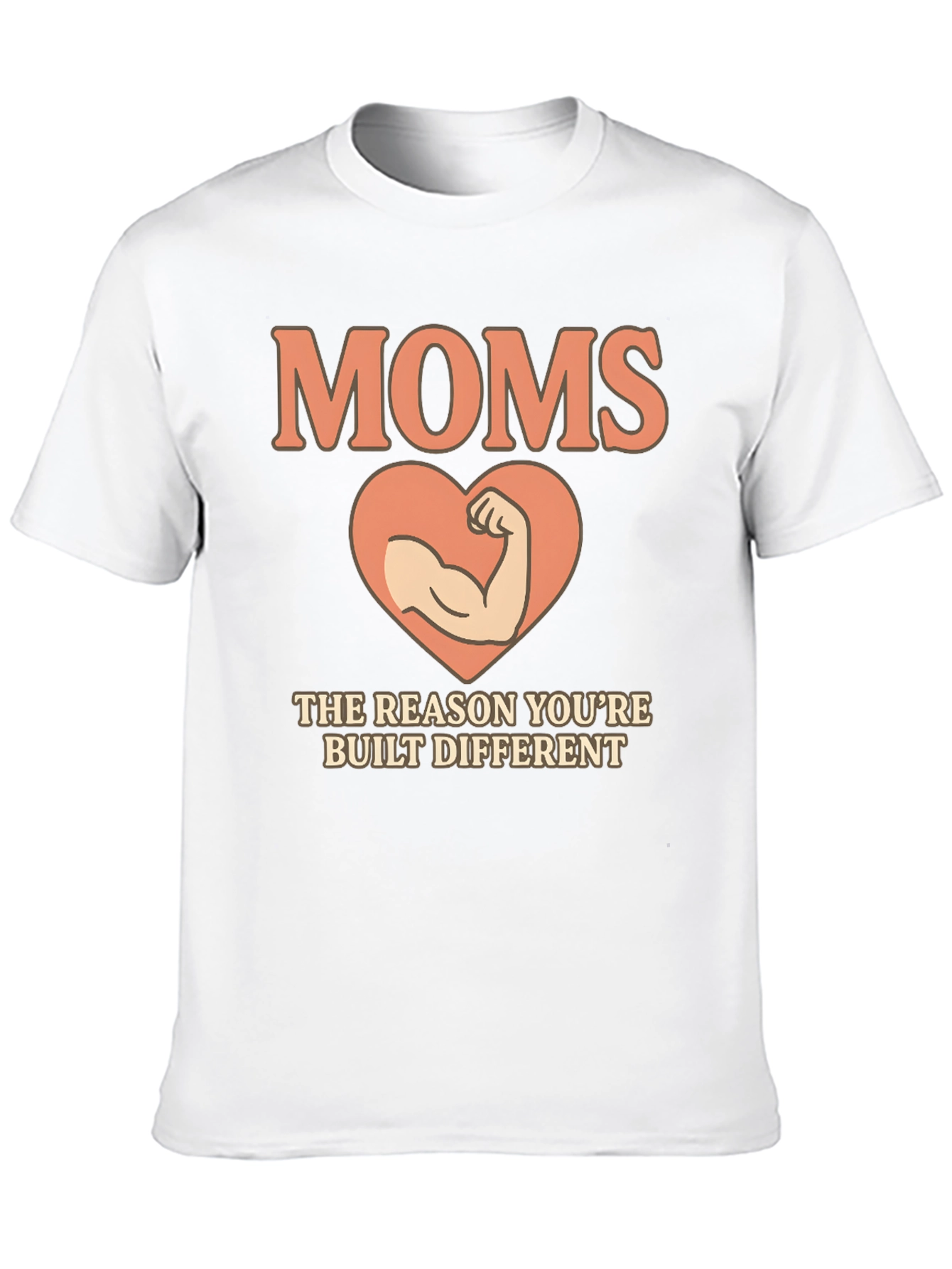 Black Moms The Reason You're Built Different T-Shirt view 10