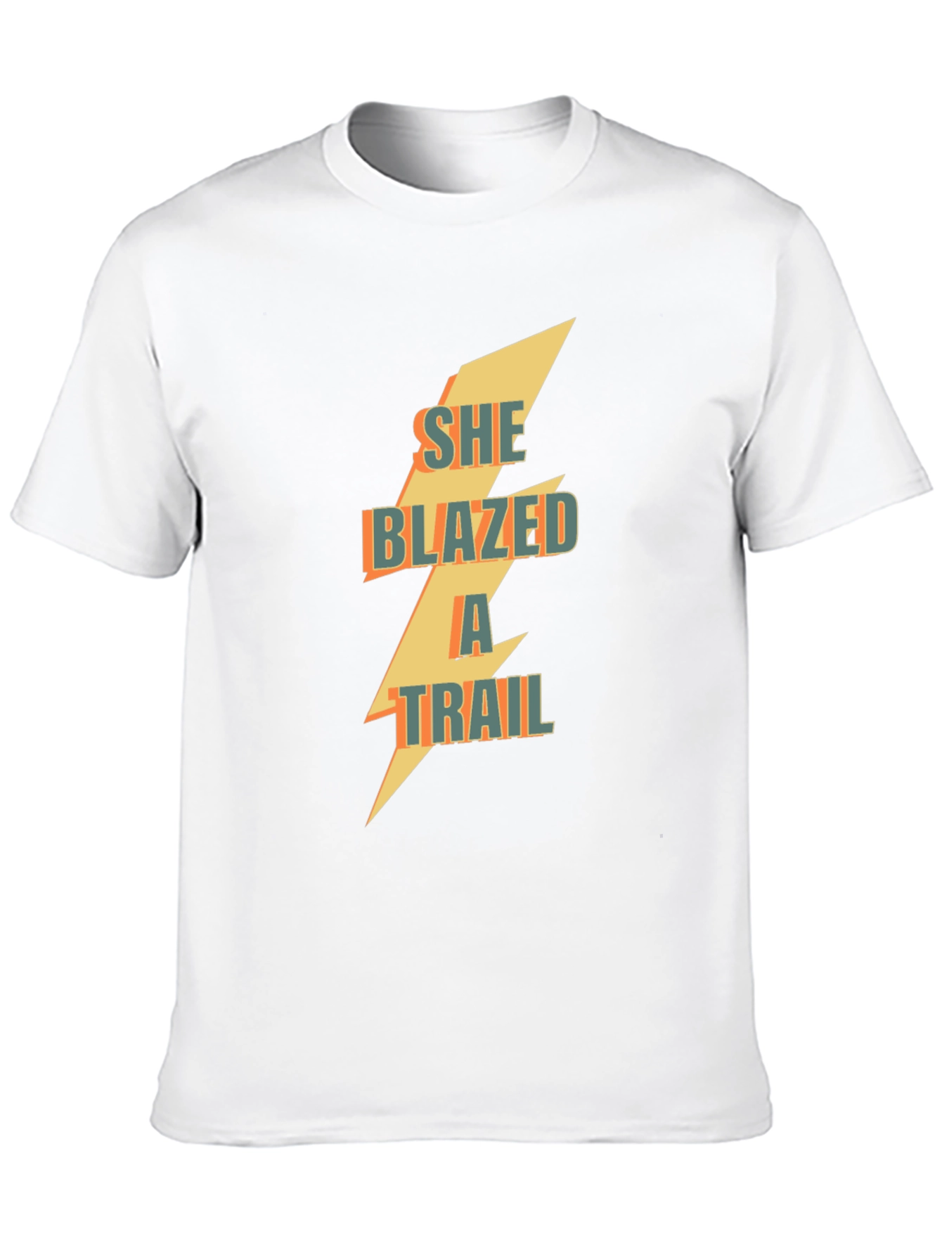 Black She Blazed a Trail Graphic Tee - Black Cotton view 10
