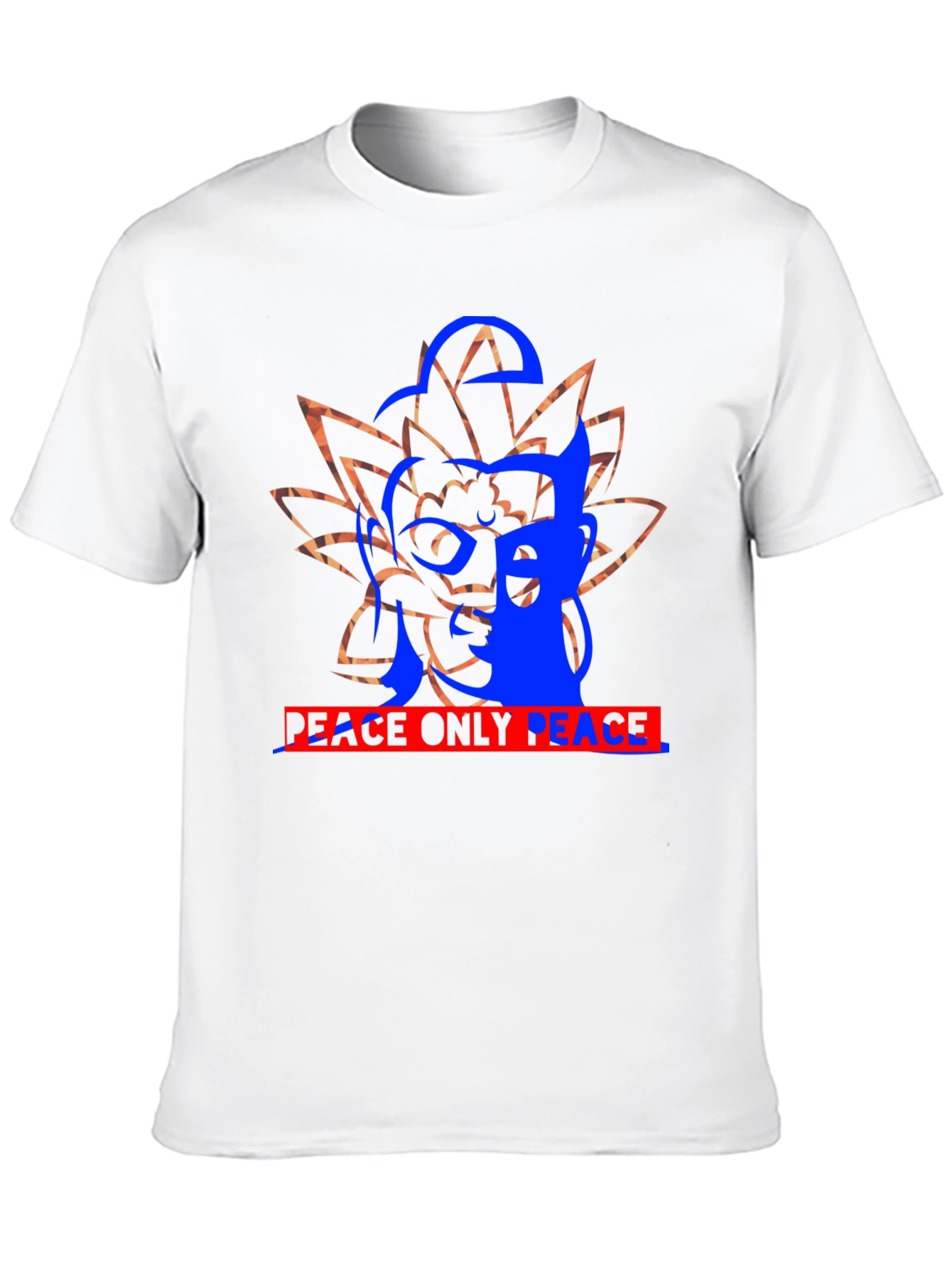 Black Peace Only Peace Graphic Black T-Shirt view 10