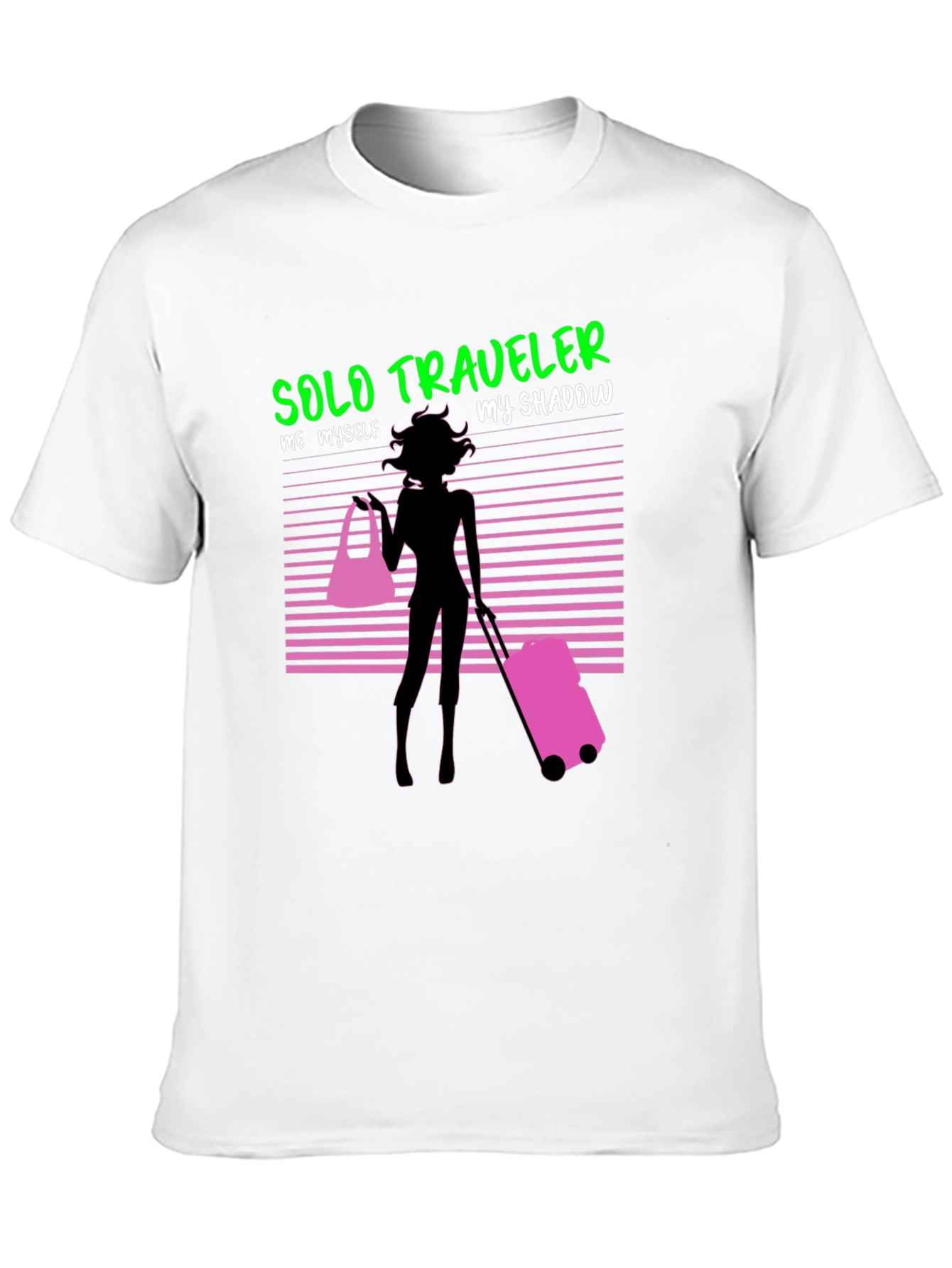 Solo Traveler Graphic Tee - Black Cotton T-Shirt - 10