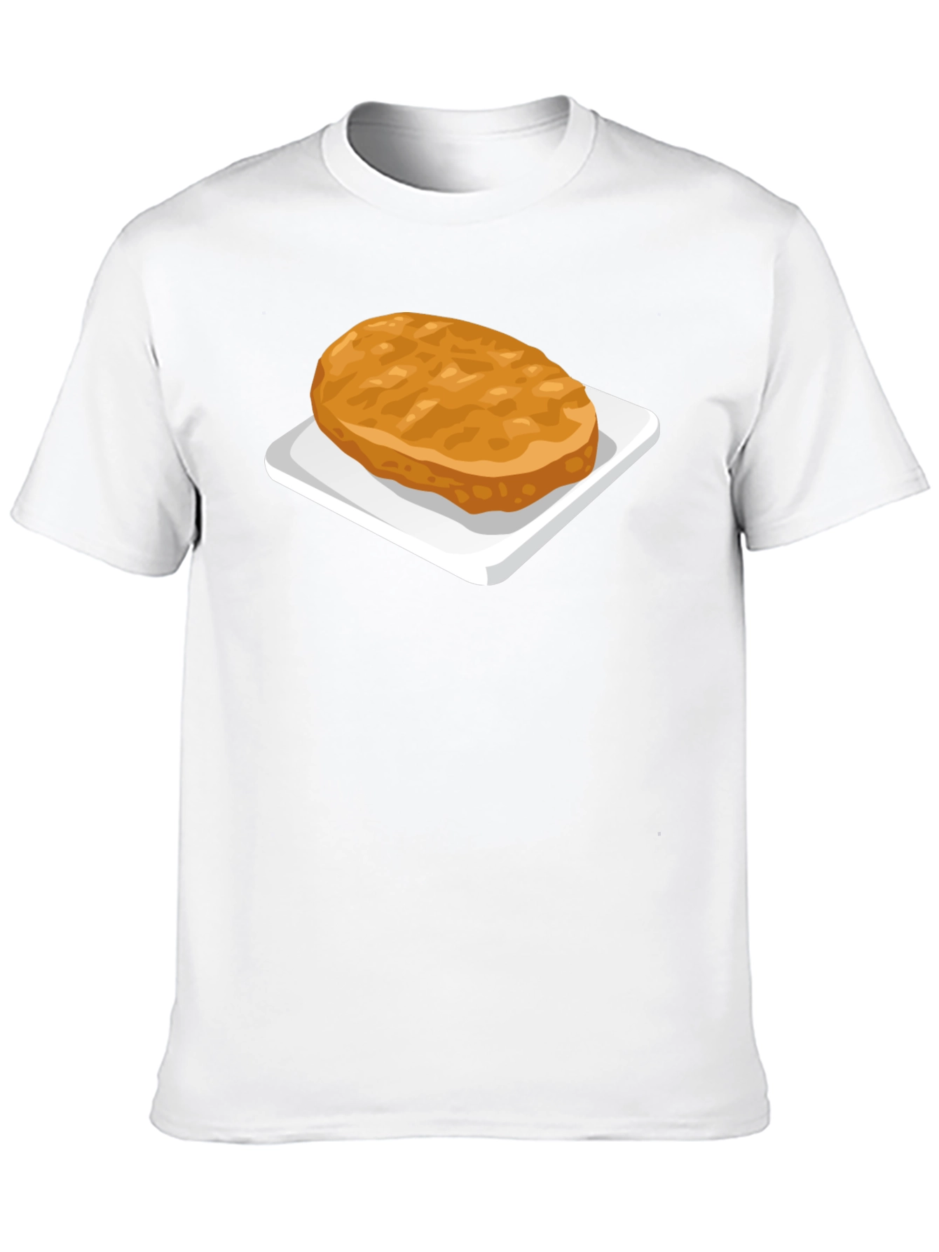 Black Novelty Hash Brown Graphic T-Shirt view 10