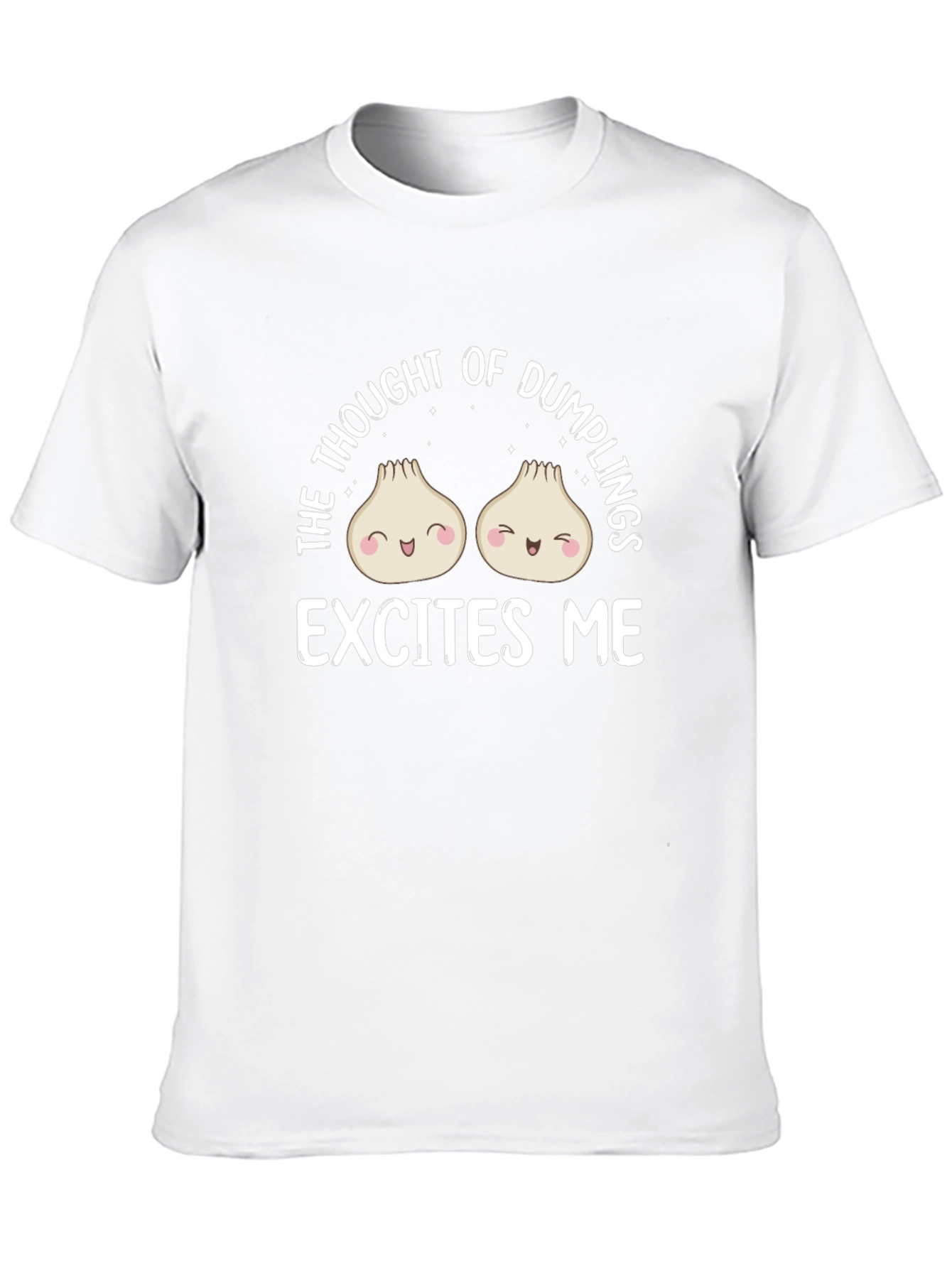 Black Dumpling Lover T-Shirt - The Thought of Dumplings Excites Me view 10