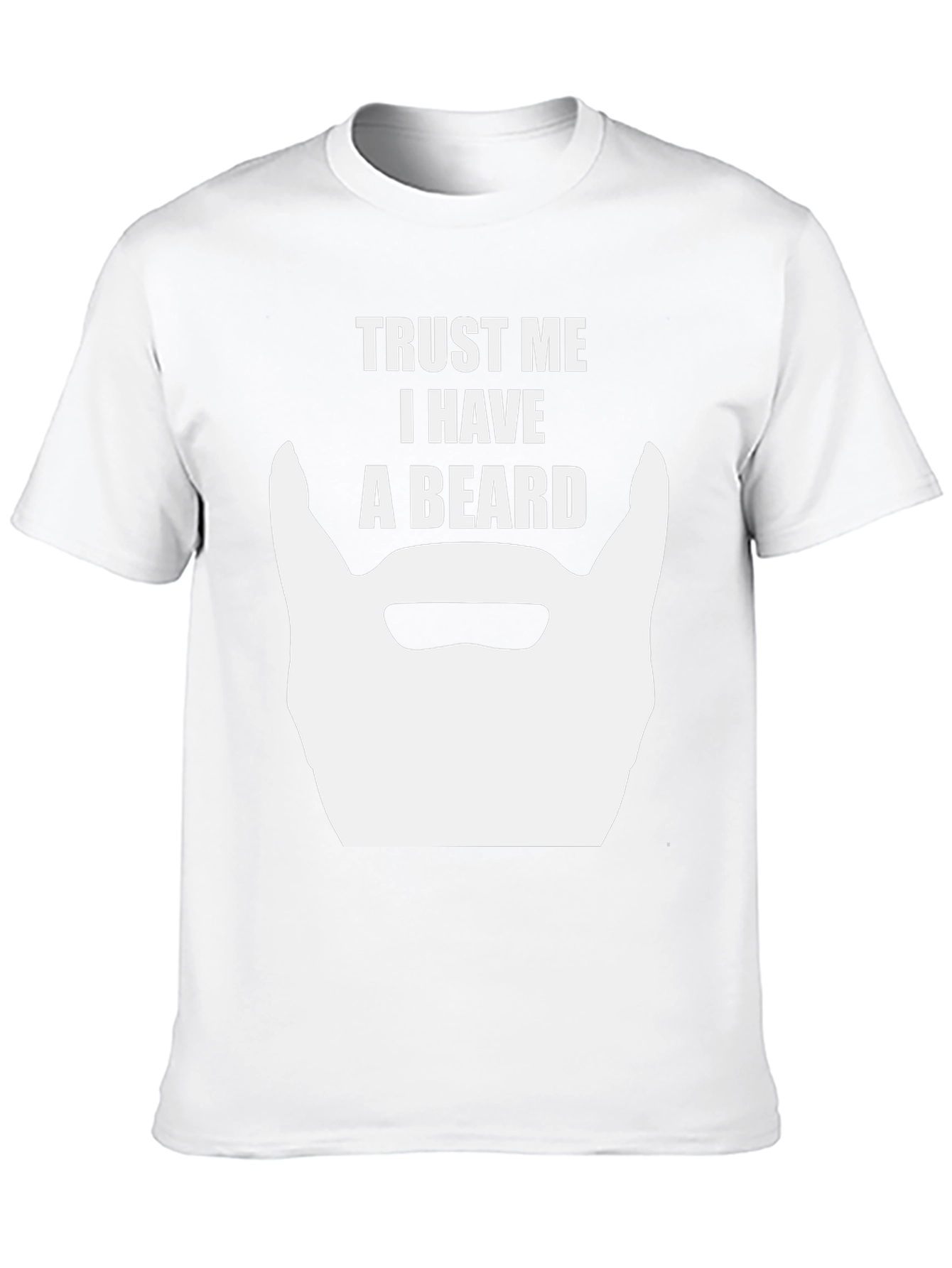Black Trust Me I Have A Beard T-Shirt - Funny Graphic Tee view 10