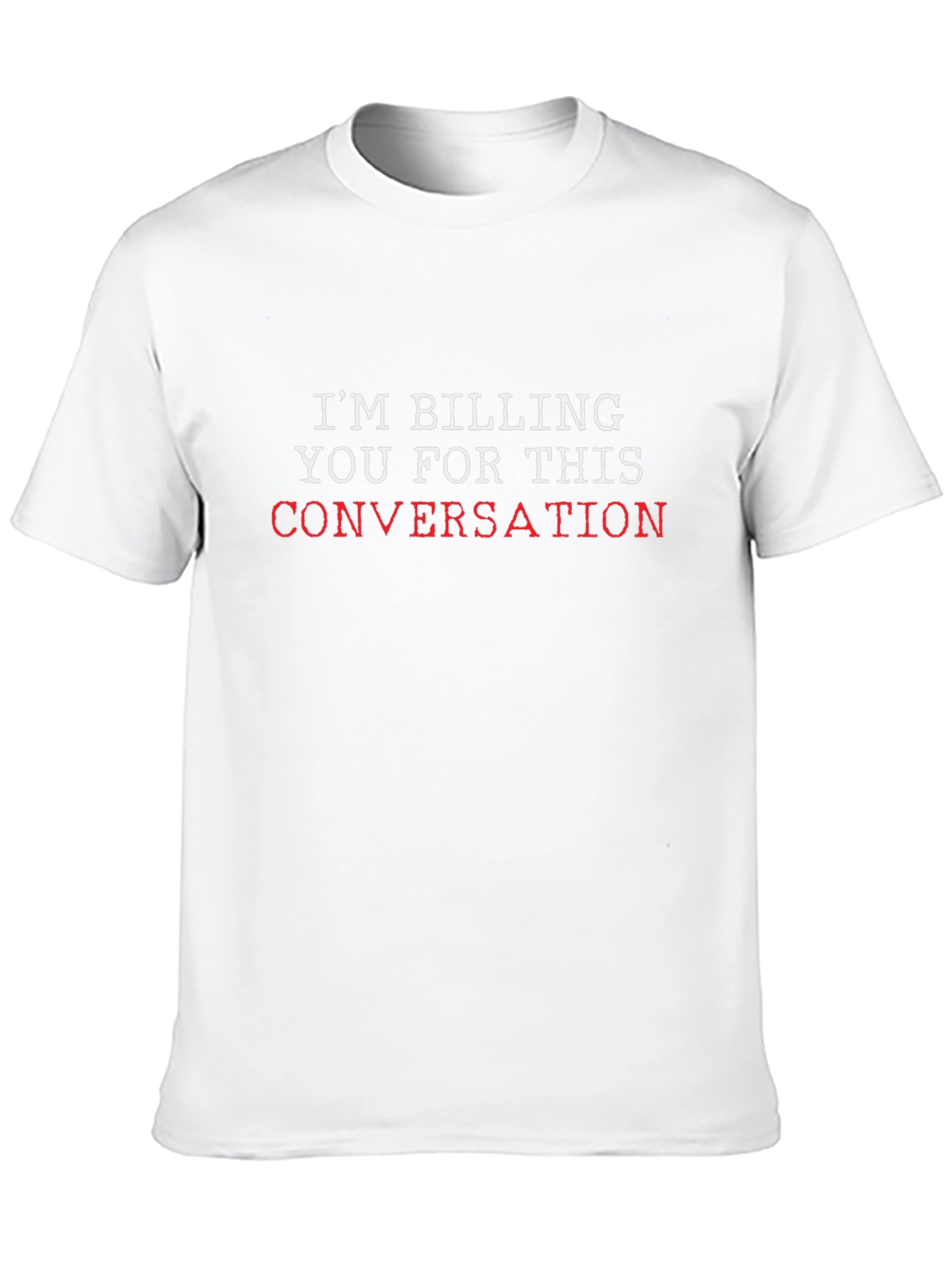Black Billing You Conversation Graphic Tee view 10