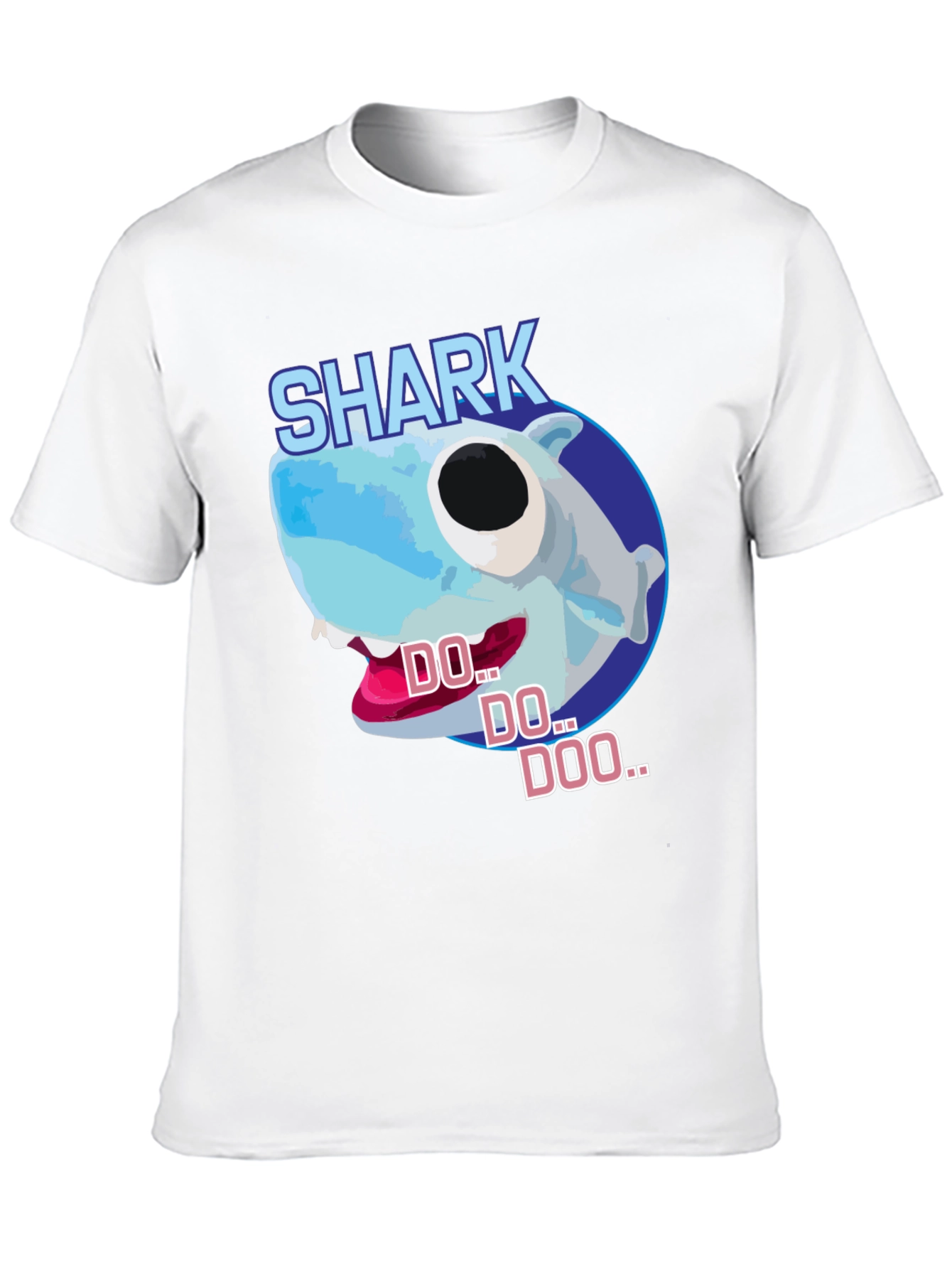 Black Baby Shark Doo Doo Doo Graphic Tee Shirt view 10