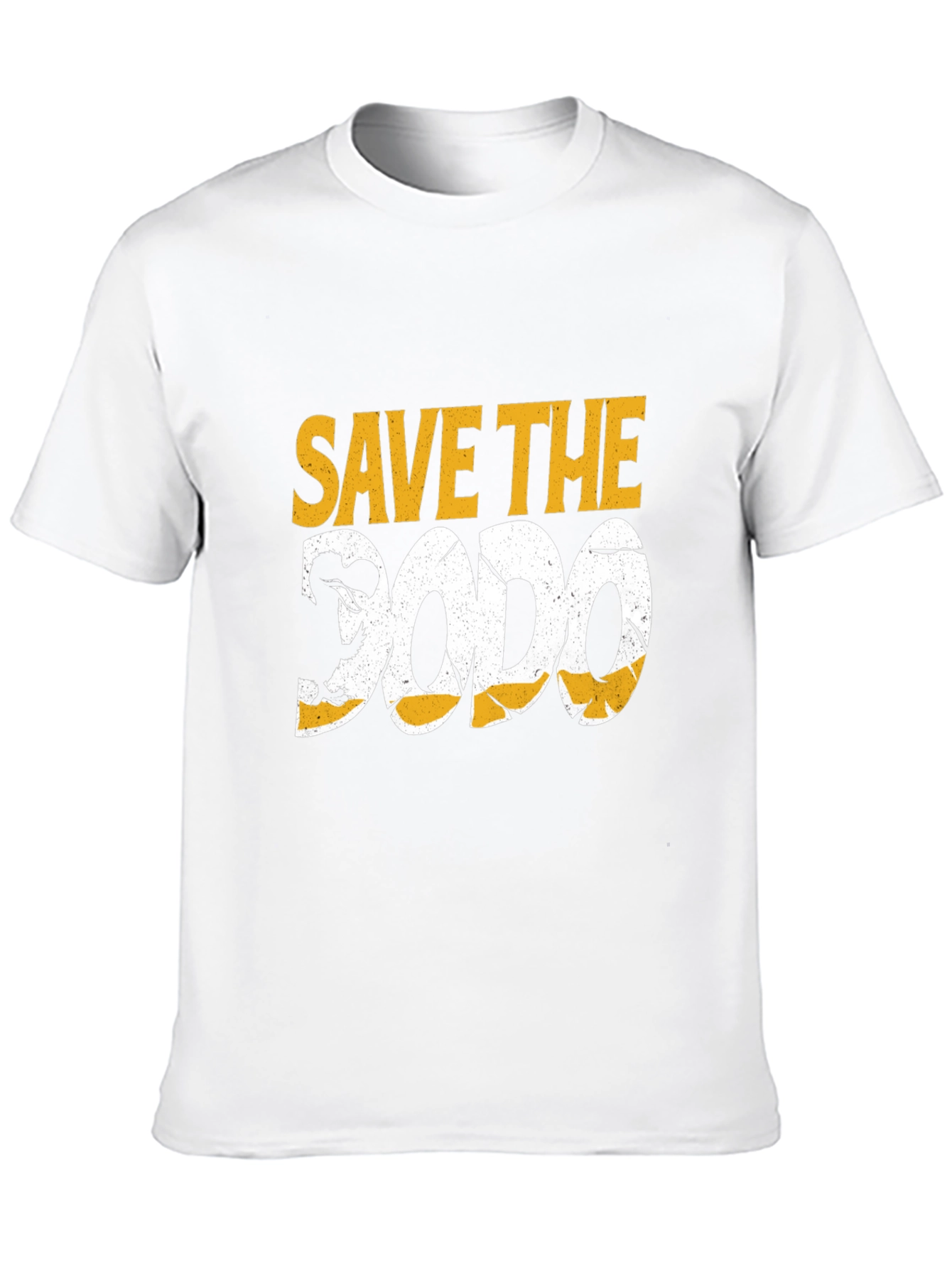 Black Save the Dodo Graphic Tee - Black Cotton T-Shirt view 10
