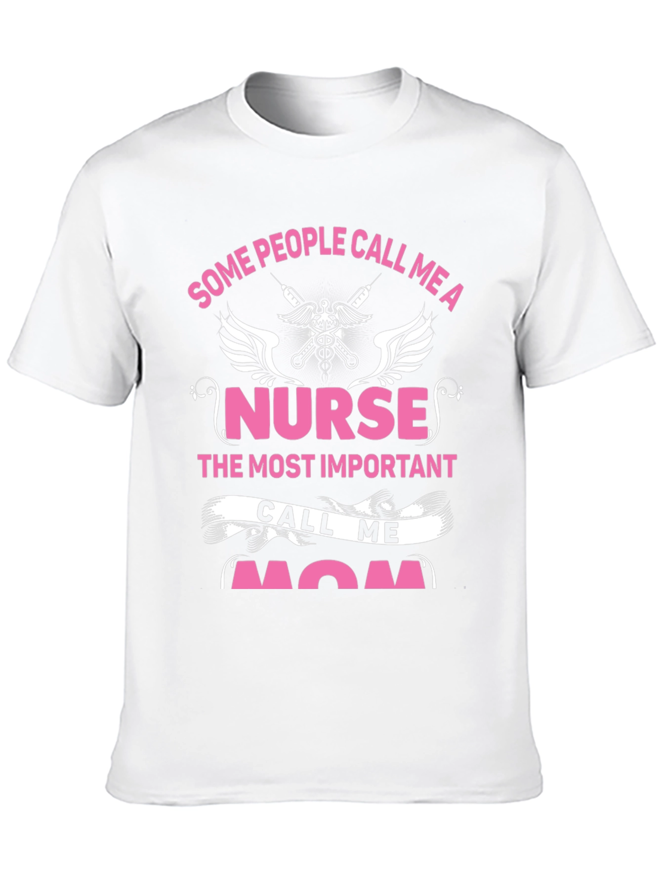 Black Nurse Mom Graphic Tee view 10