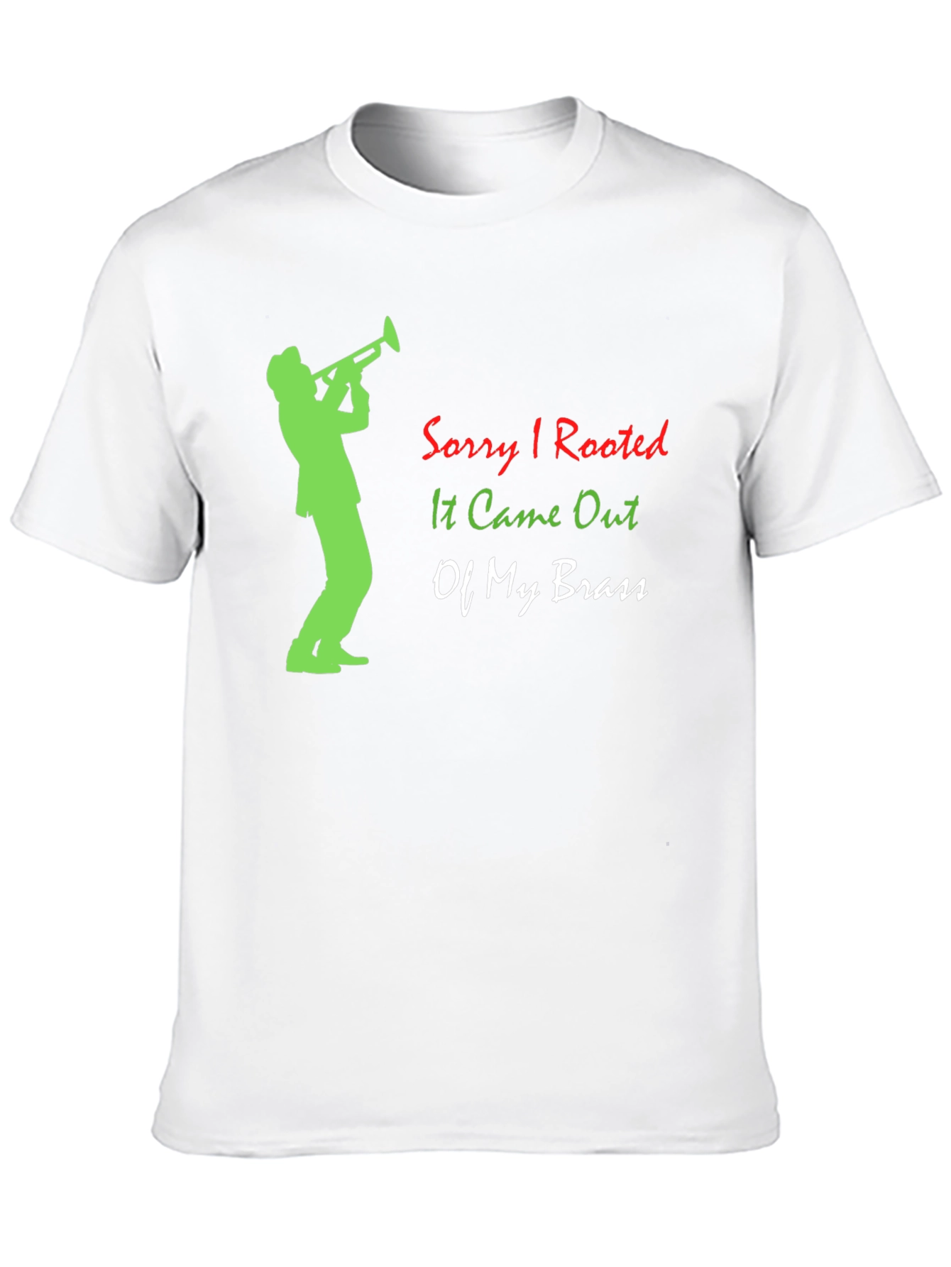 Black Sorry I Tooted T-Shirt Funny Trumpet Player Tee view 10