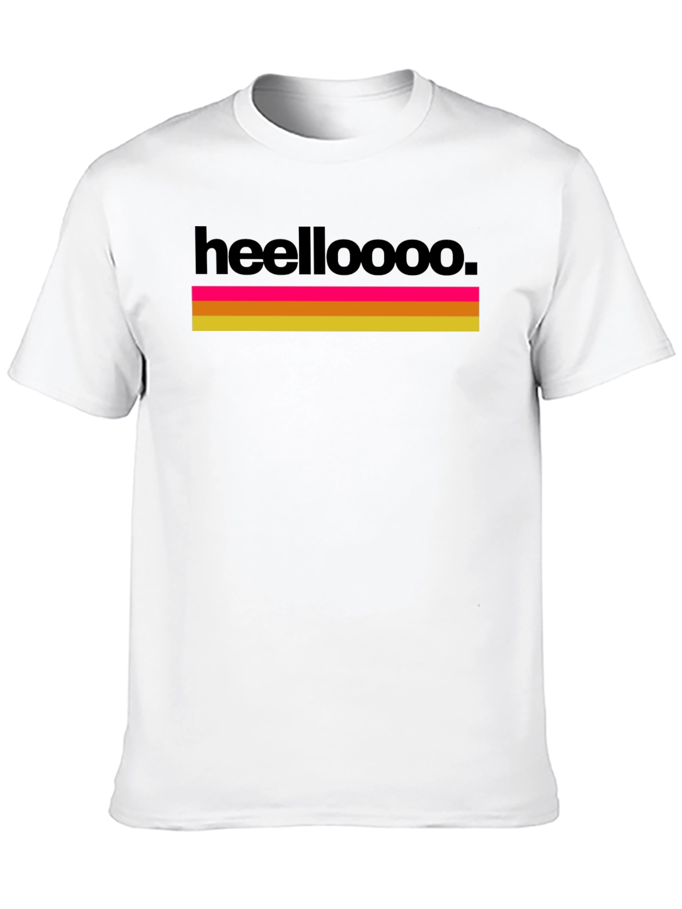 Black Heelloooo. Graphic Tee - Retro Style view 10
