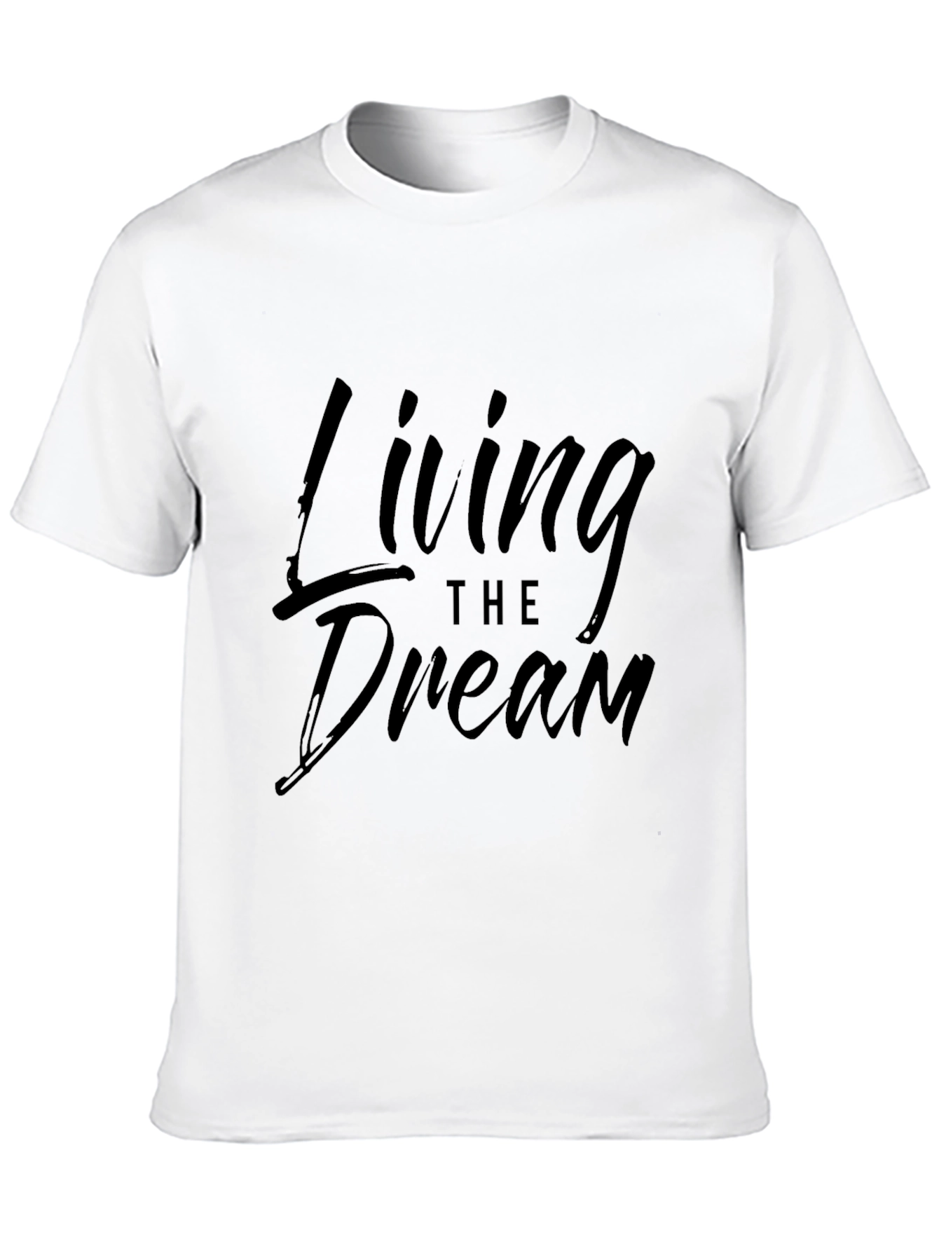 Black Living the Dream Black Graphic Tee view 10