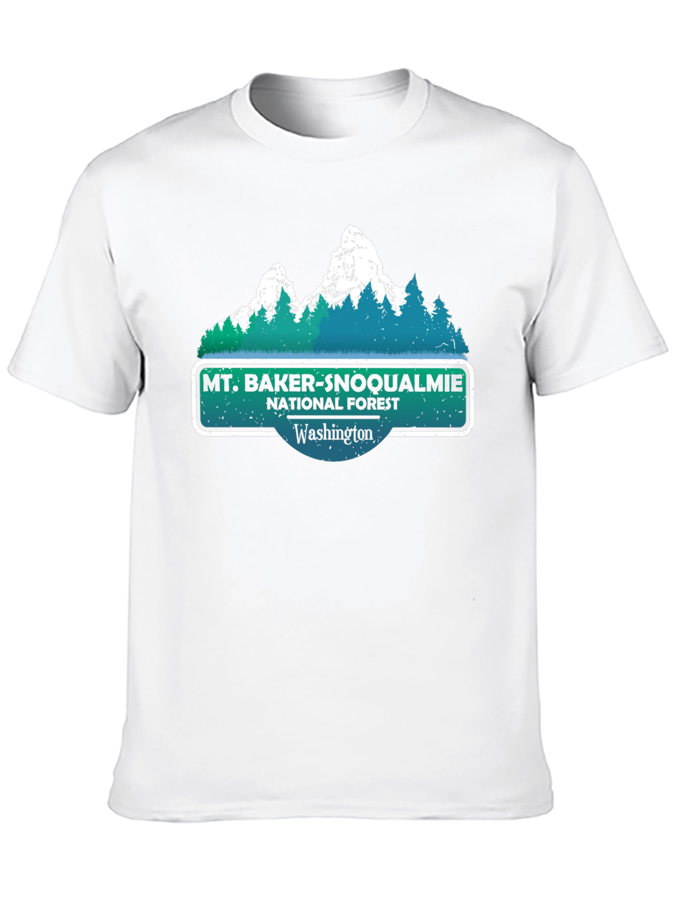 Black Mt. Baker-Snoqualmie National Forest T-Shirt view 10