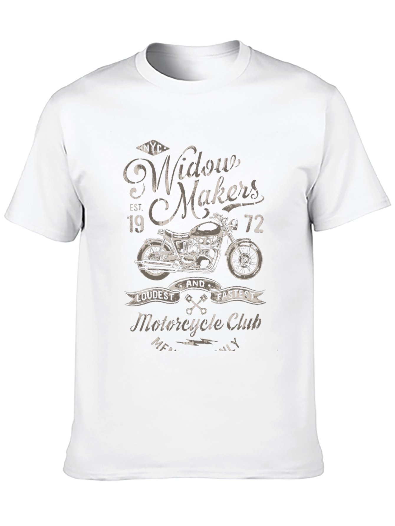 Widow Makers Motorcycle Club Graphic T-Shirt - 10