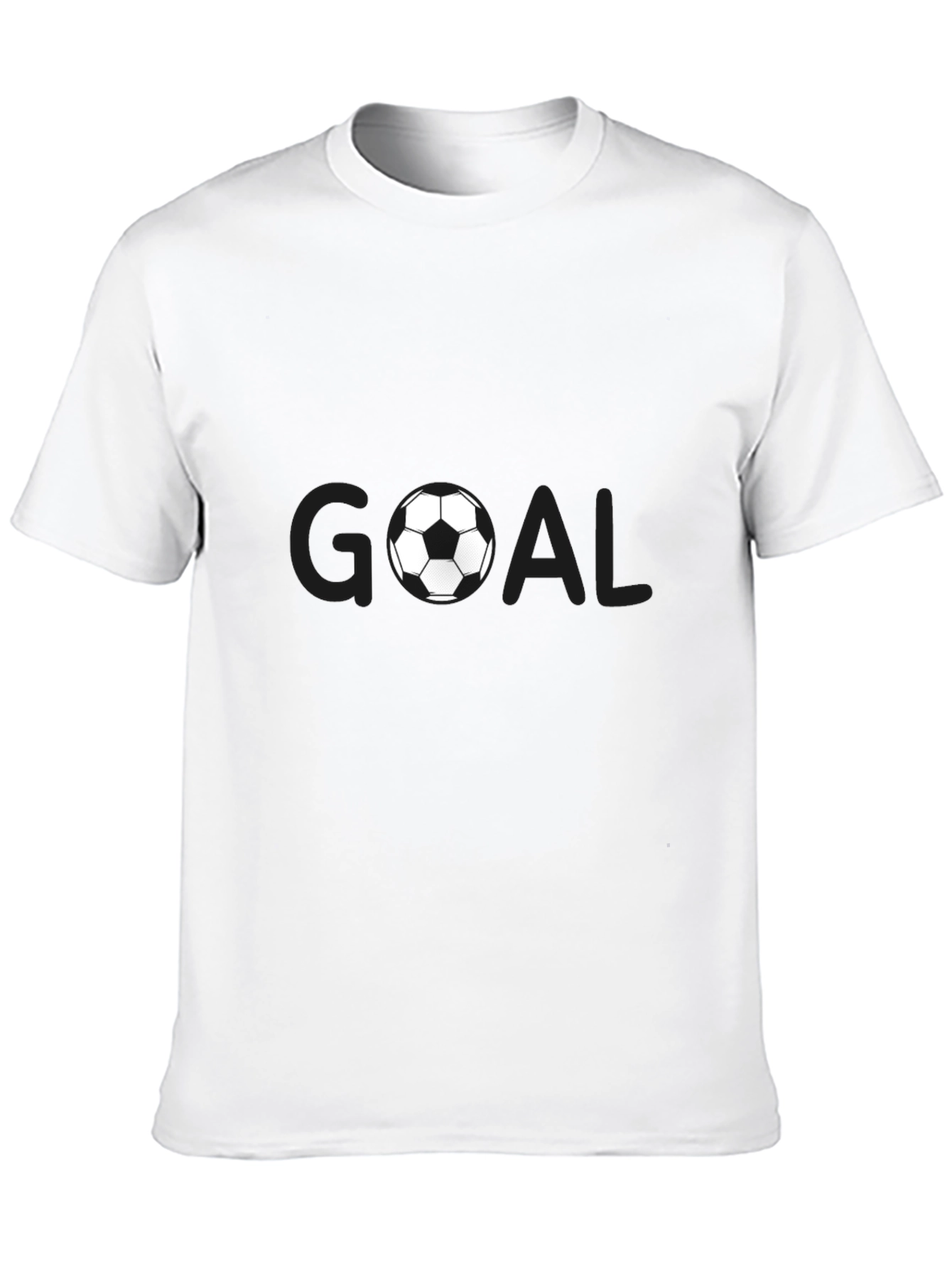 Black Goal Soccer Ball Graphic T-Shirt - Black view 10