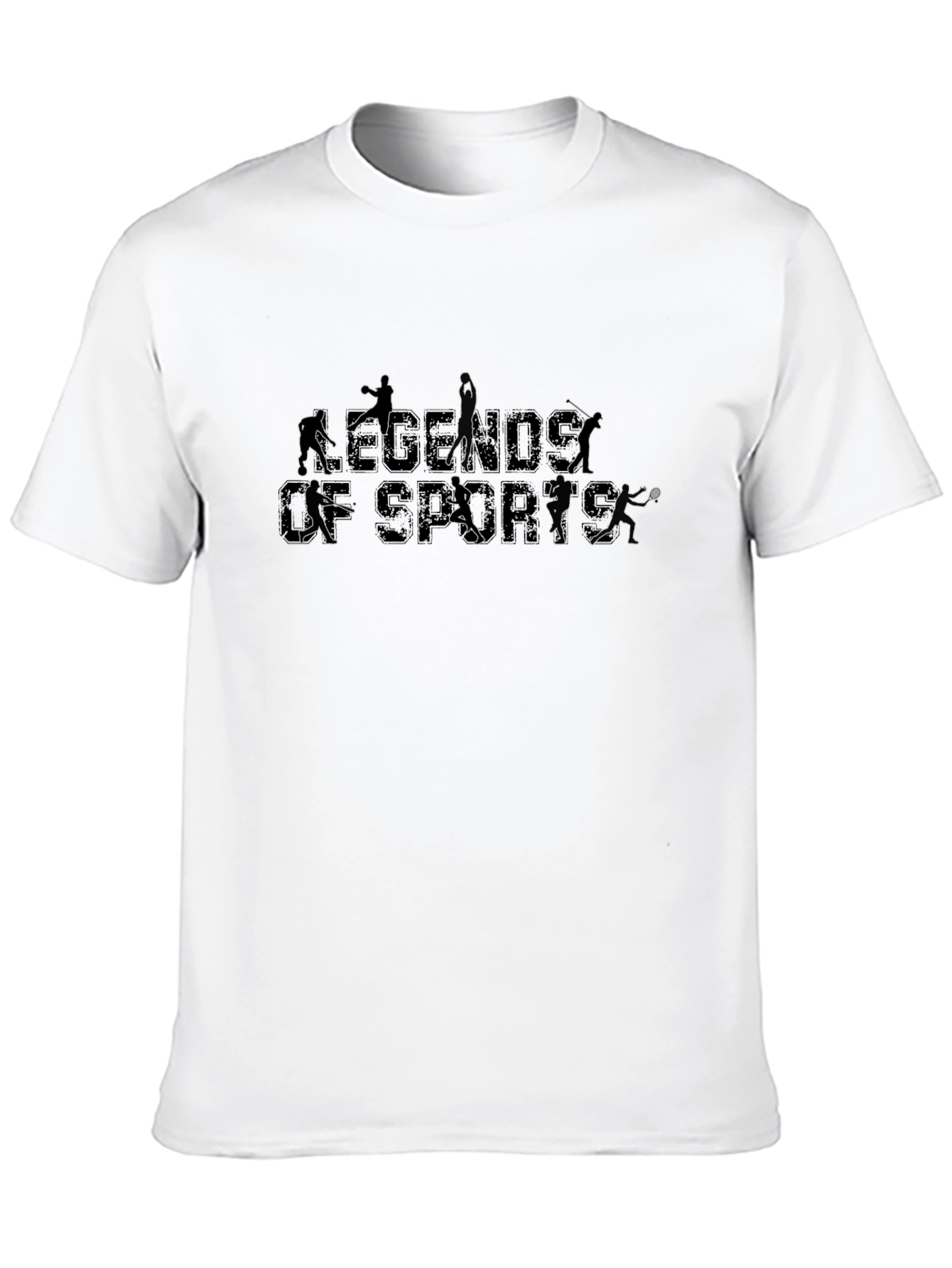 Black Legends of Sports Black T-Shirt view 10