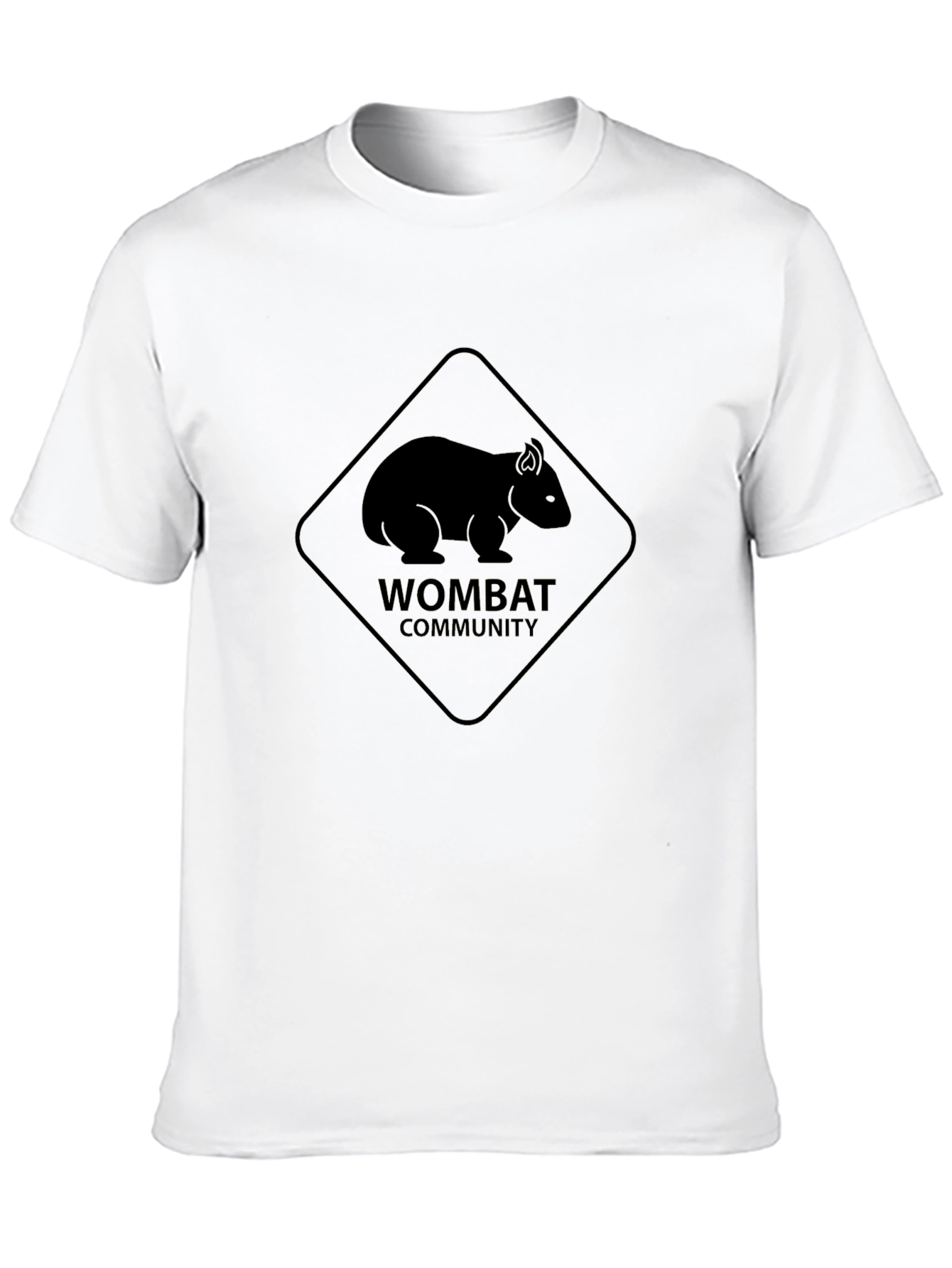 Black Wombat Community Black T-Shirt view 10