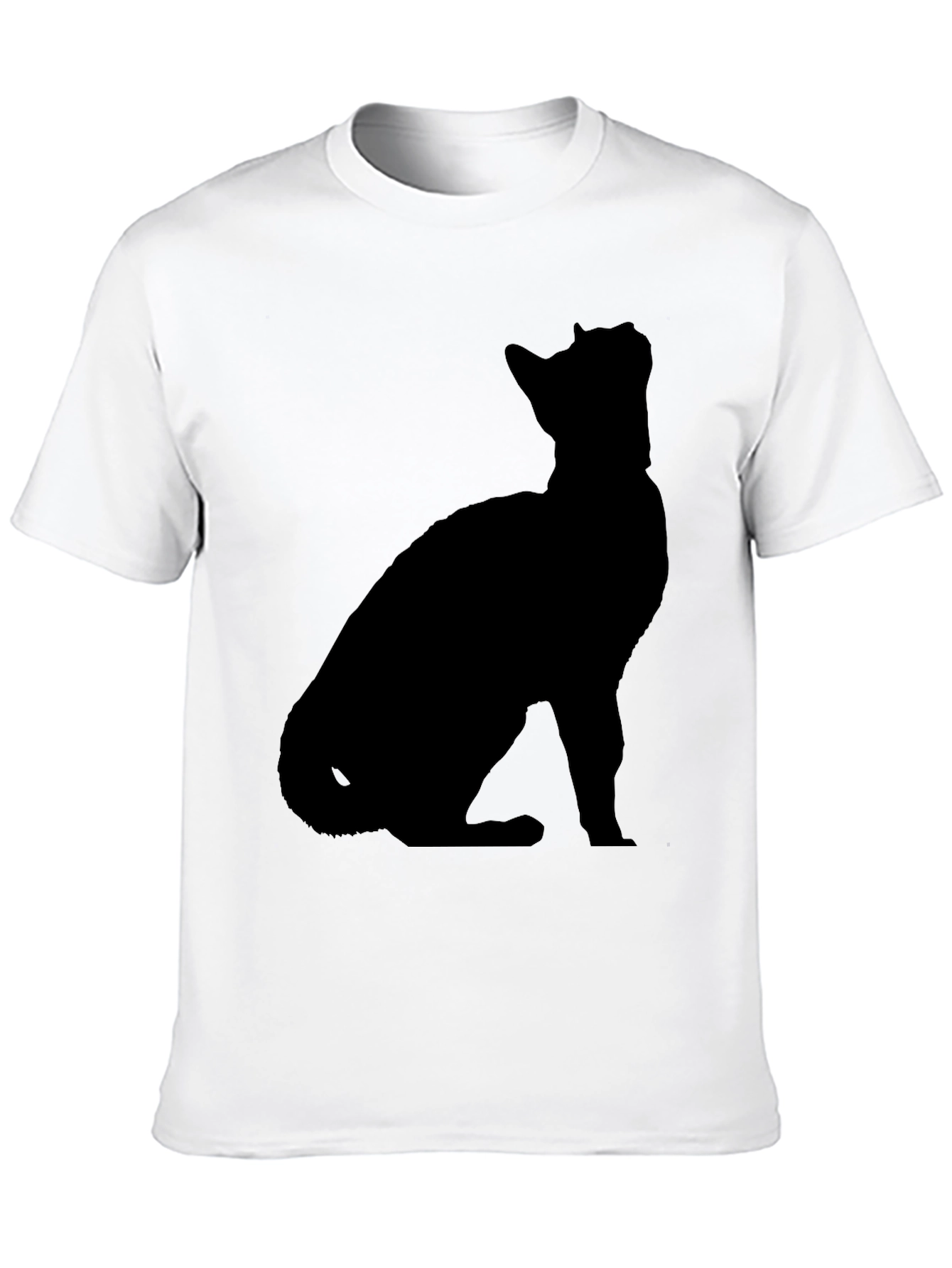 Black Black Cat Silhouette T-Shirt view 10