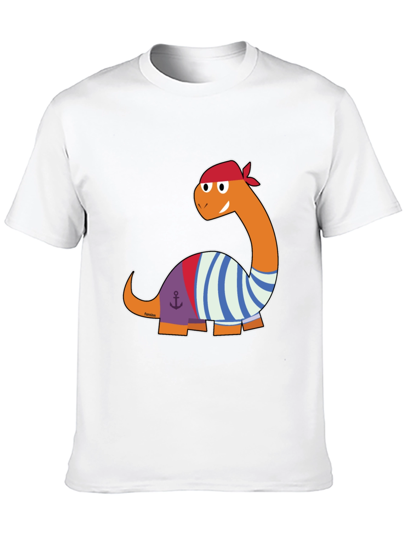 Black Pirate Dino T-Shirt - Black view 10