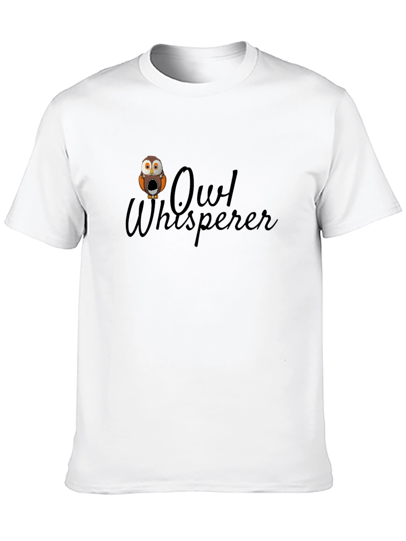 Black Owl Whisperer Graphic T-Shirt - Black view 10