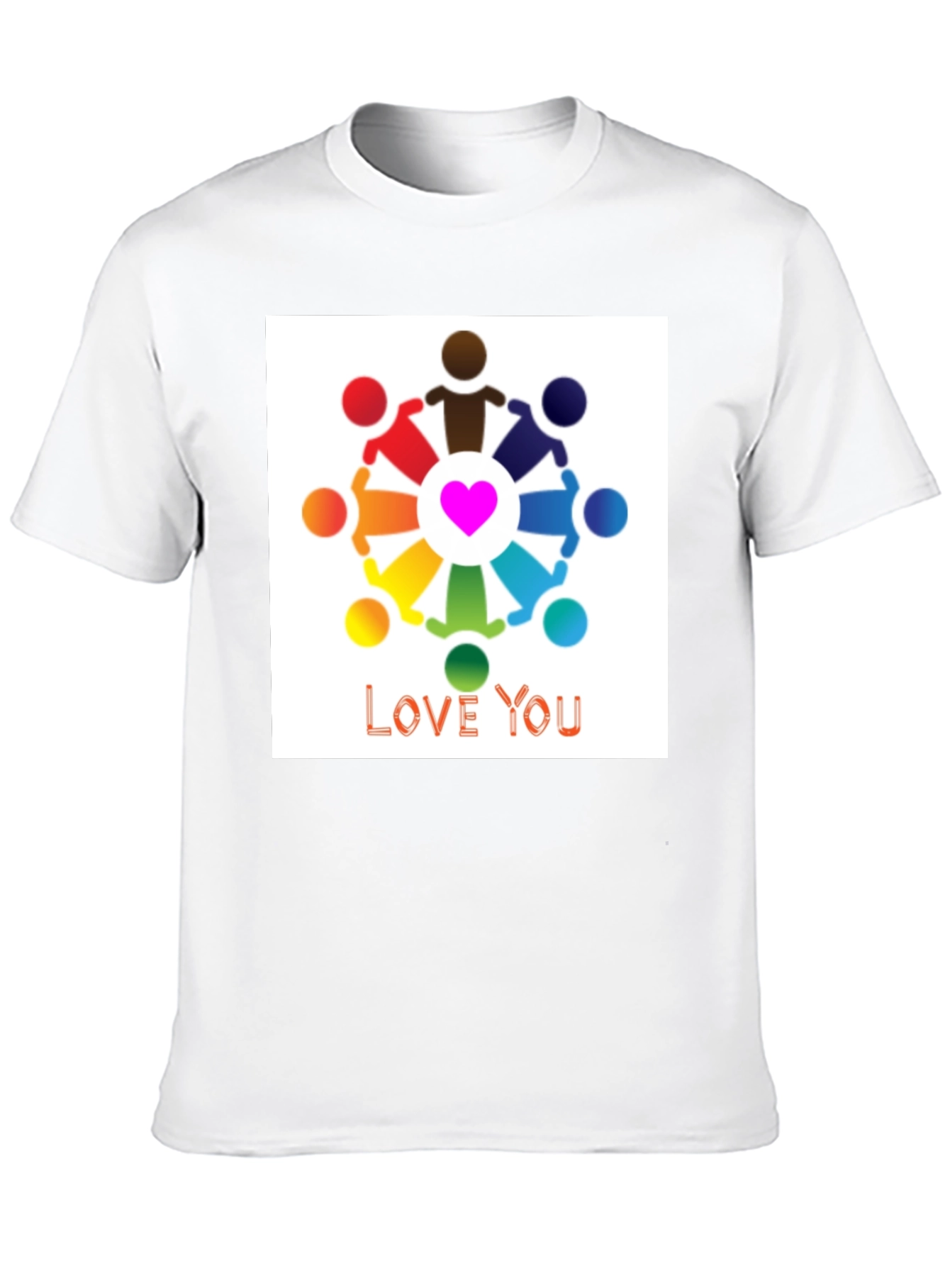 Black Love You Graphic Tee - Unity T-Shirt view 10