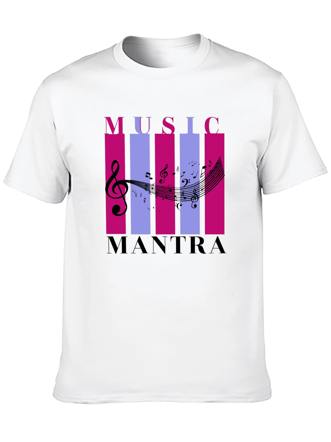 Black Music Mantra Graphic T-Shirt view 10