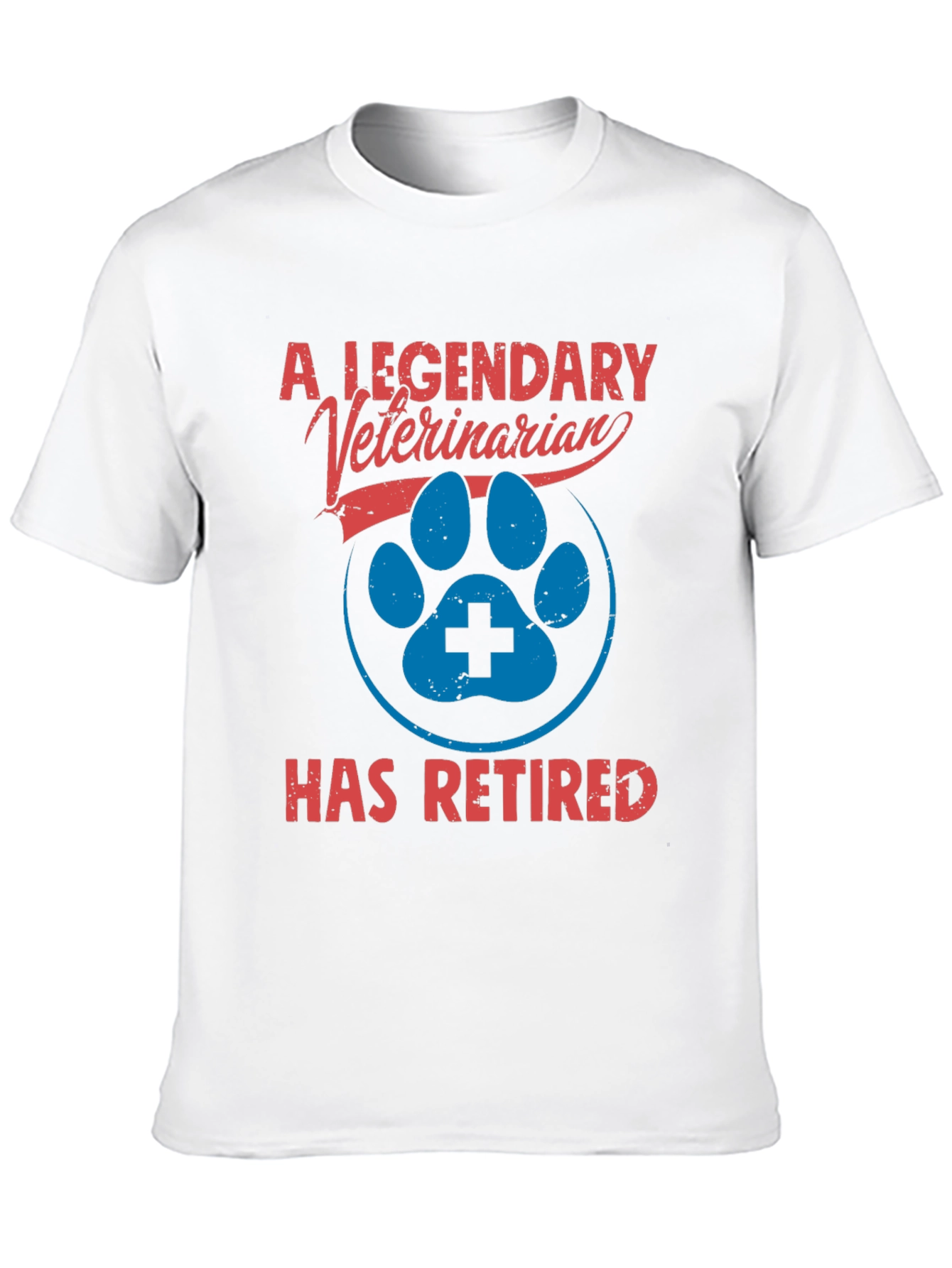 Black Legendary Veterinarian Retired T-Shirt view 10