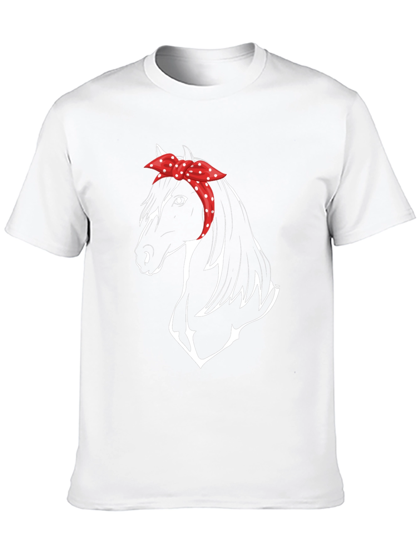 Black Horse Bandana Graphic Tee - Stylish & Comfortable view 10