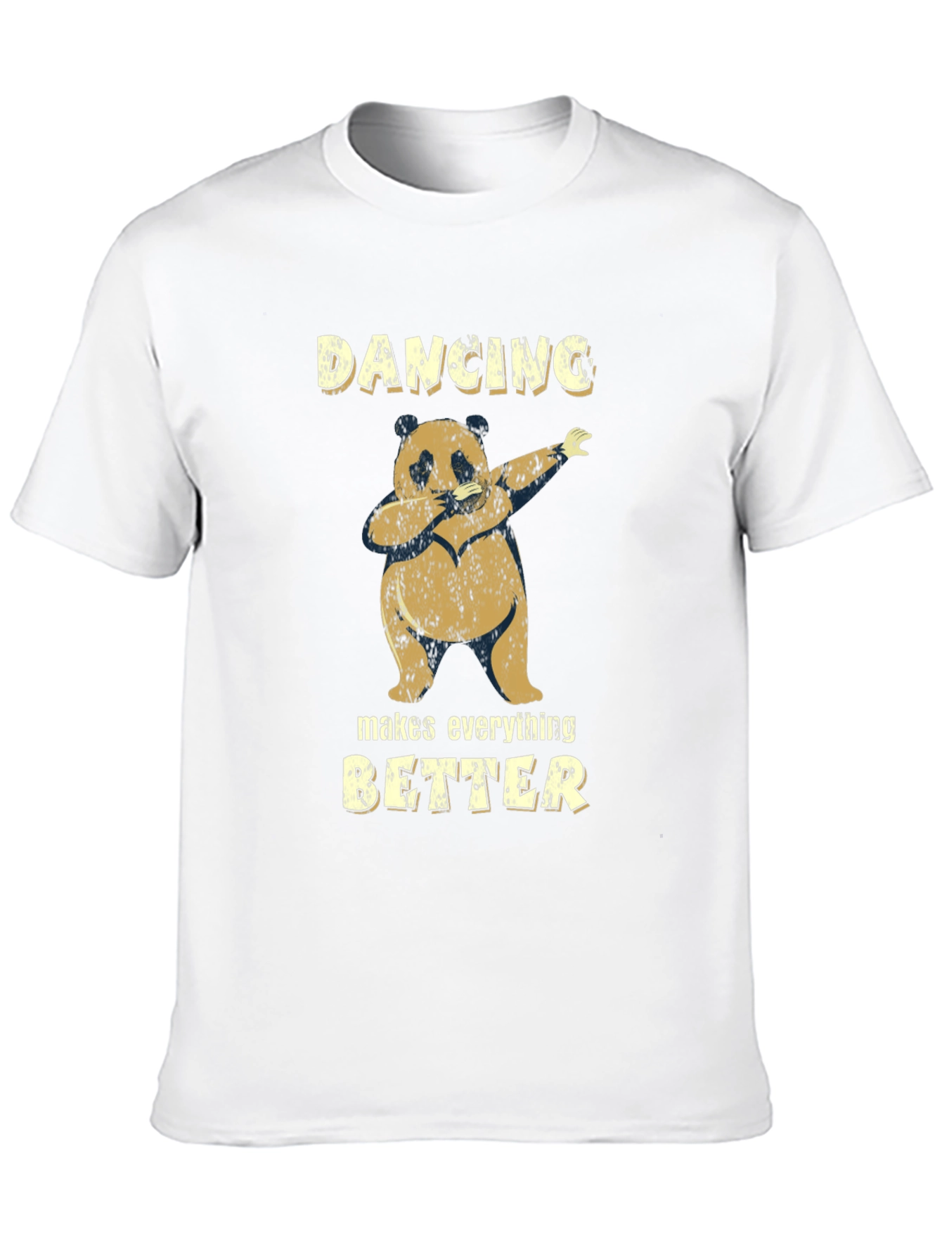 Black Dancing Panda Graphic Tee - Makes Everything Better view 10