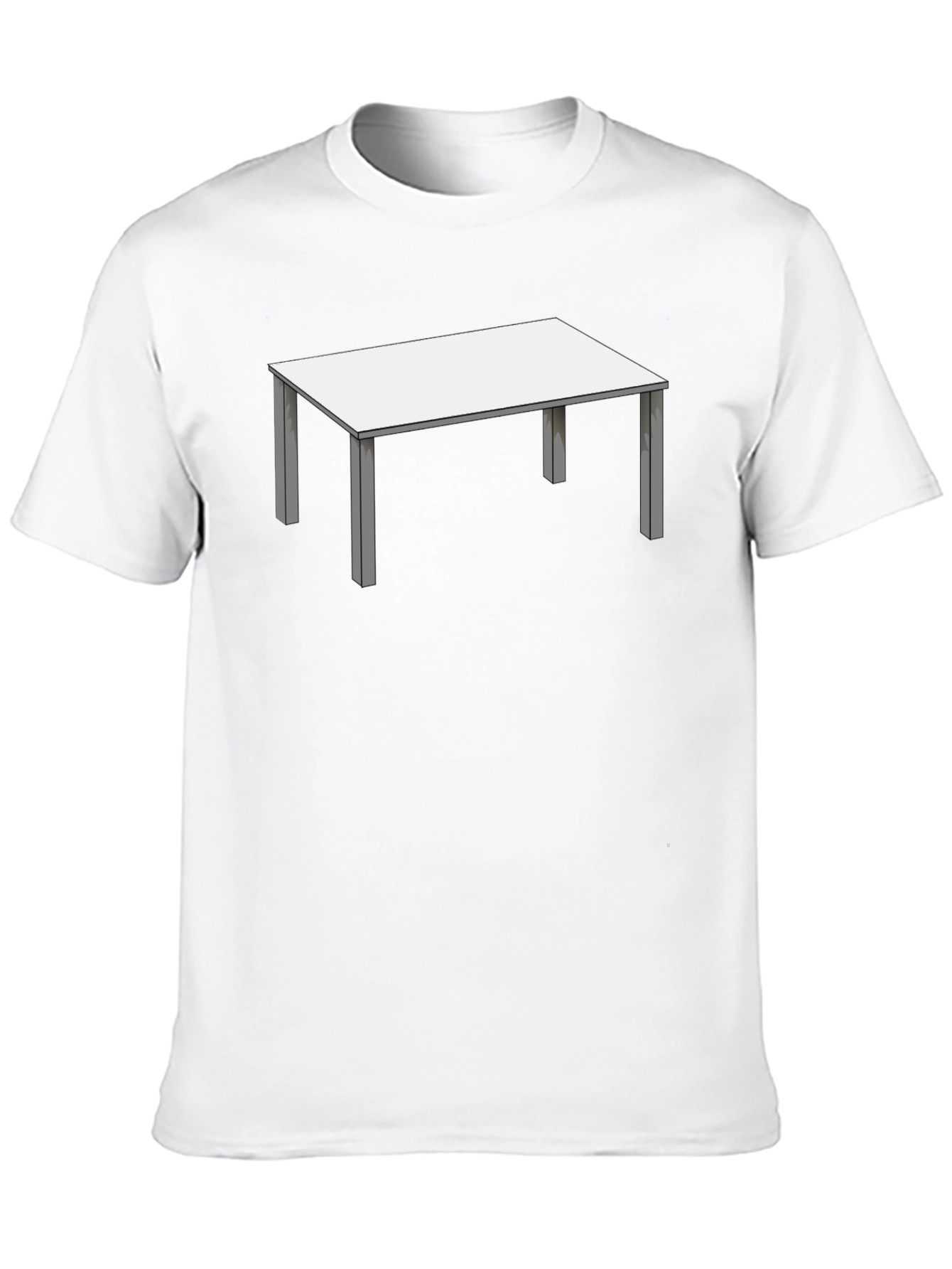 Black Novelty Table Graphic T-Shirt - Black view 10