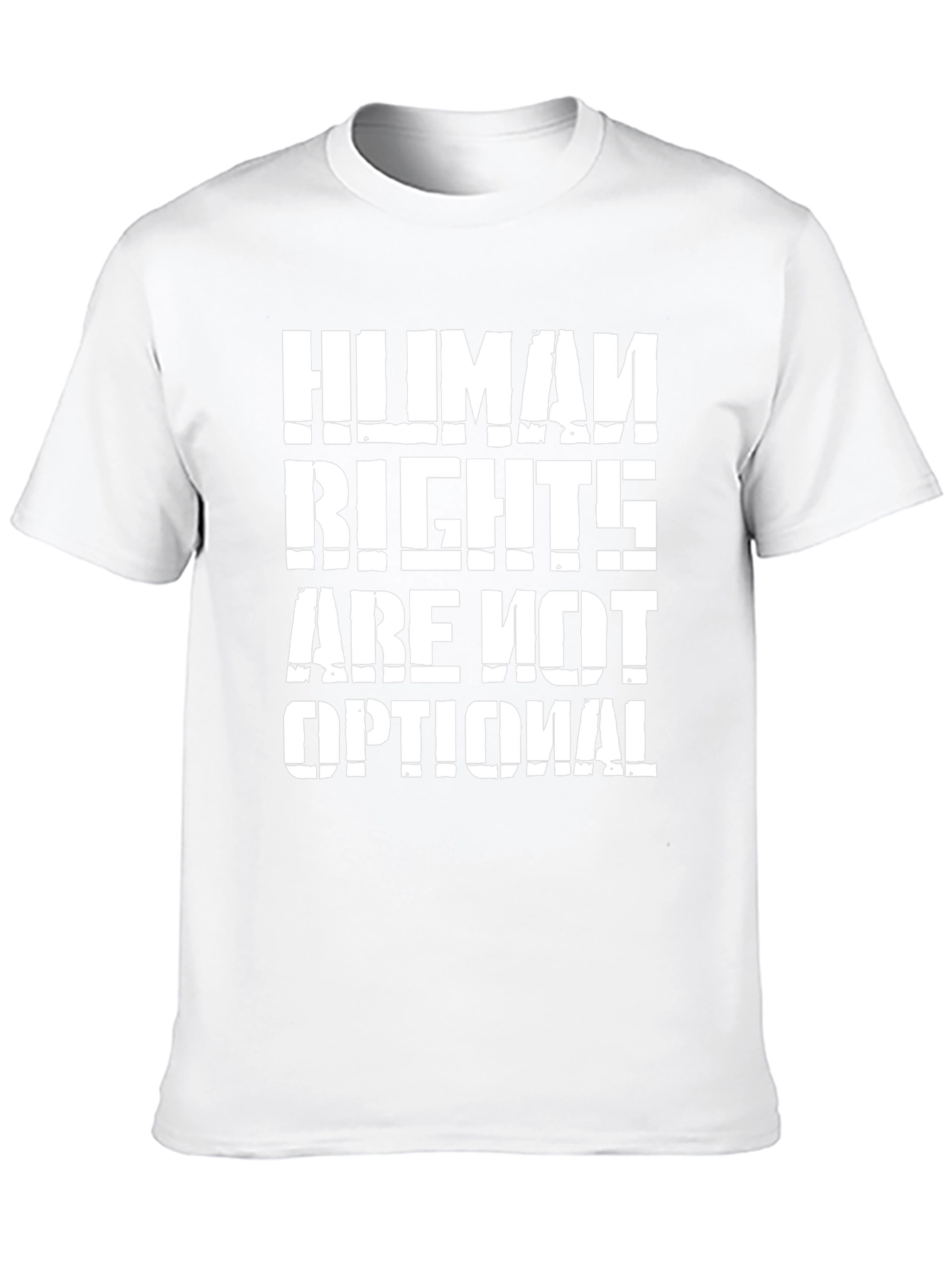 Black Human Rights Are Not Optional - Graphic Tee view 10