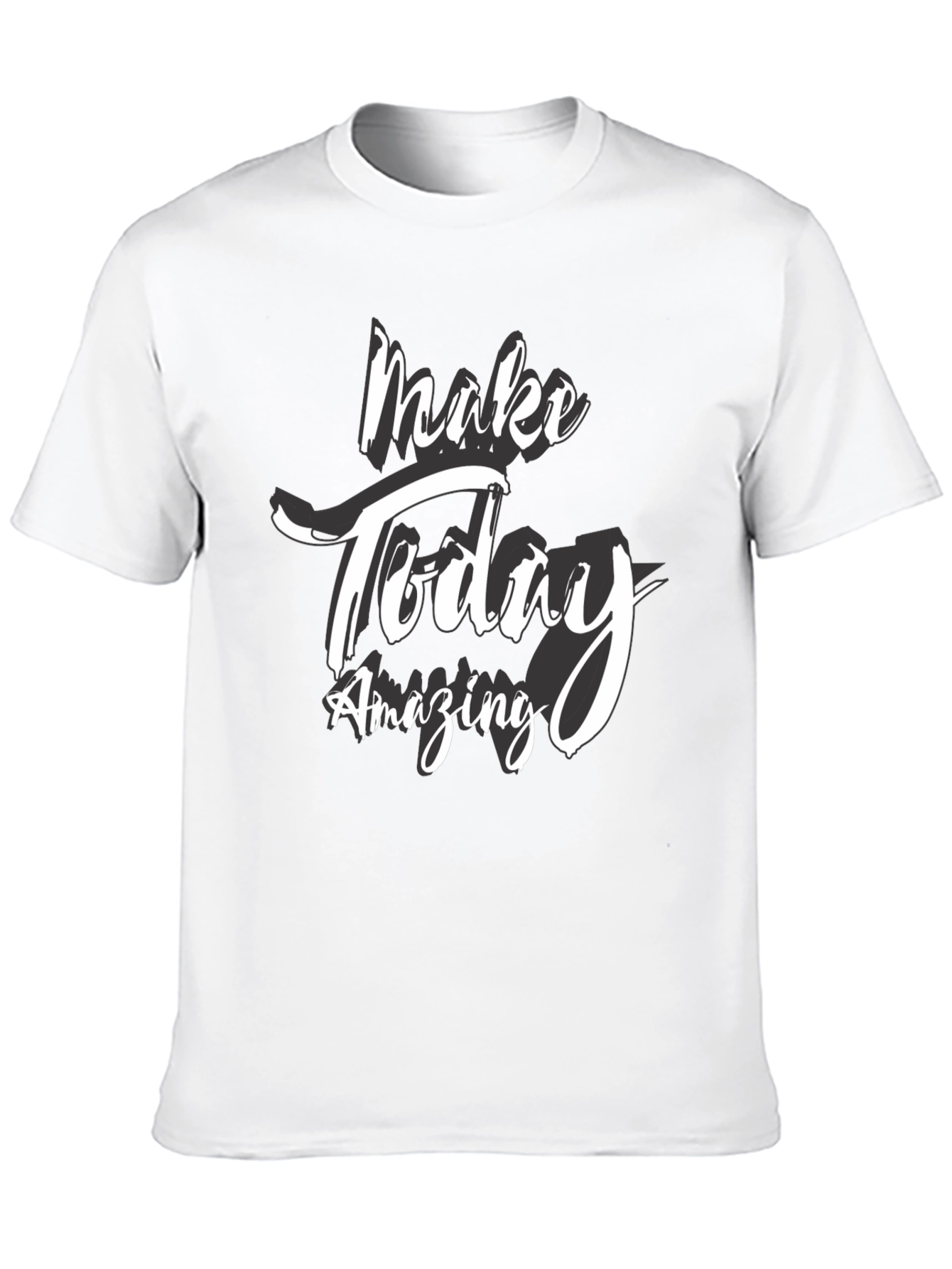 Black Make Today Amazing Graphic Tee view 10