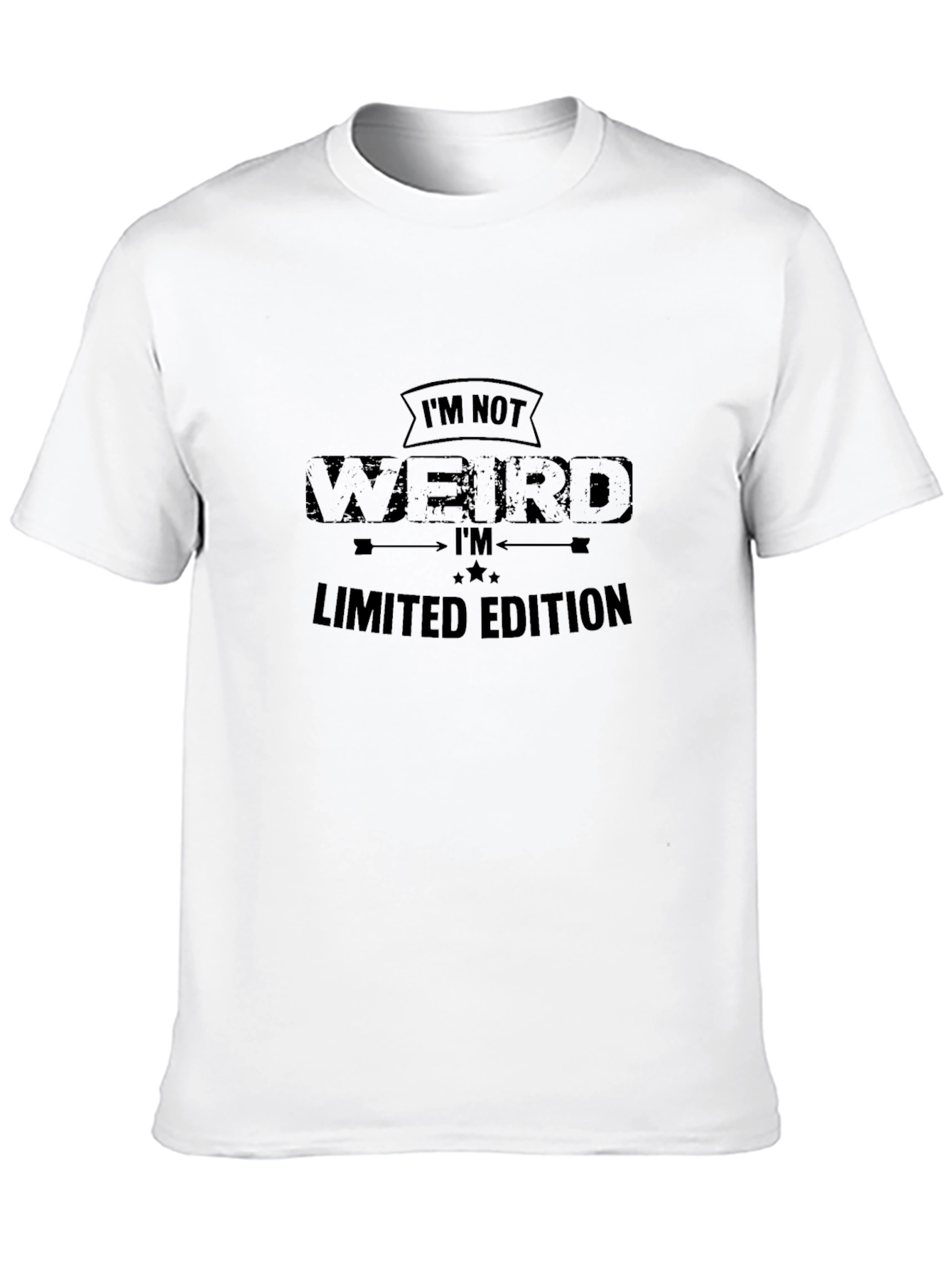 Black I'm Not Weird - Limited Edition Black Tee view 10
