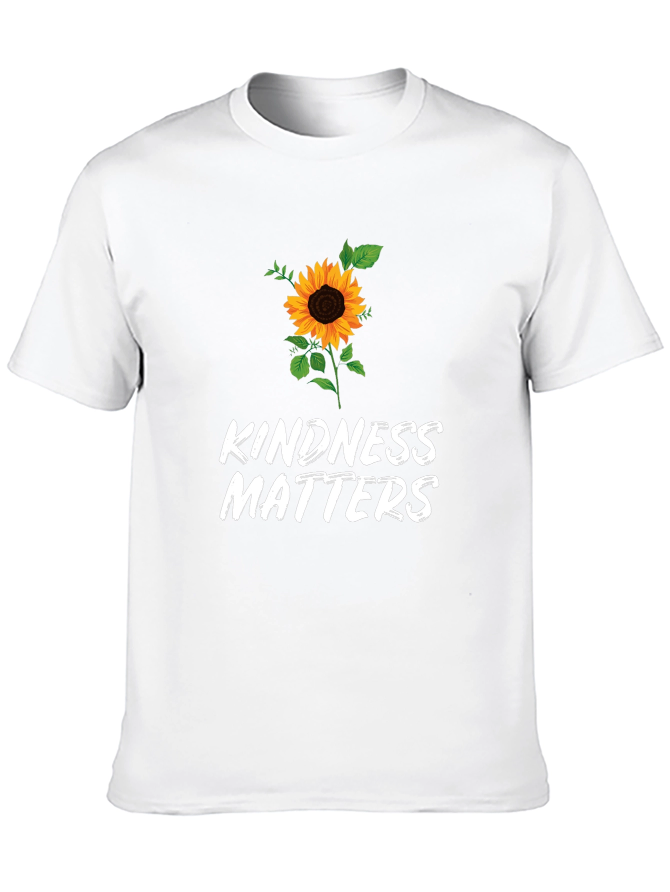 Black Kindness Matters Sunflower Graphic Tee view 10