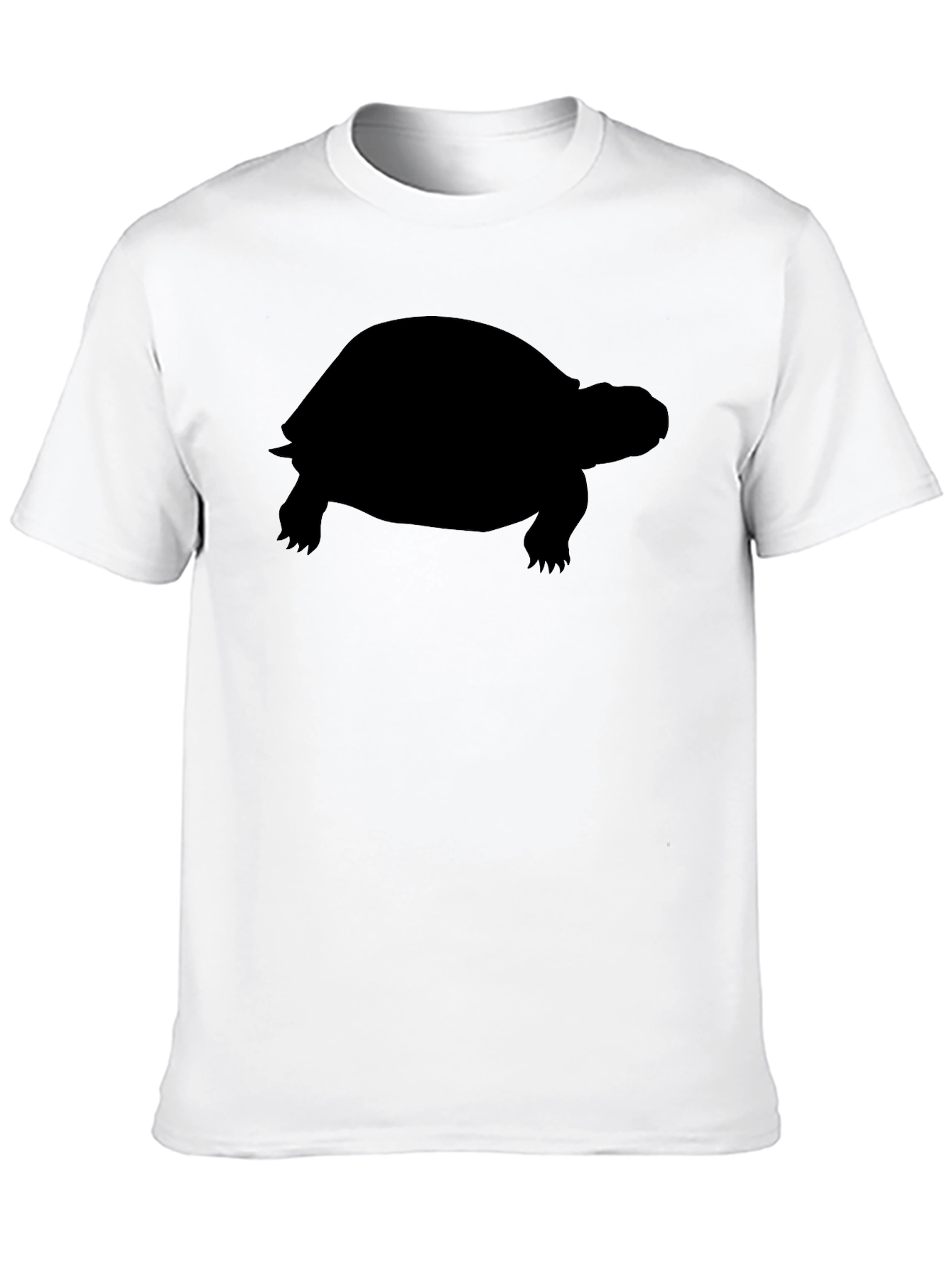 Black Black Turtle Silhouette T-Shirt view 10