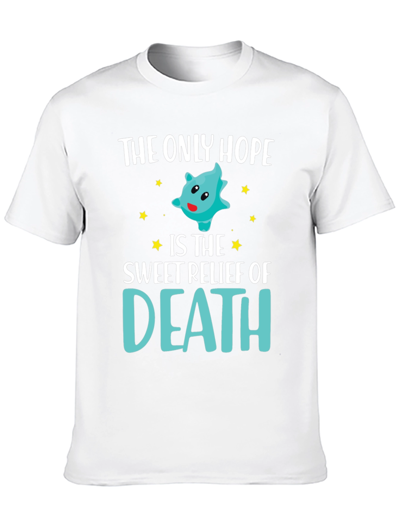 Black The Only Hope Death T-Shirt Funny Graphic Tee view 10