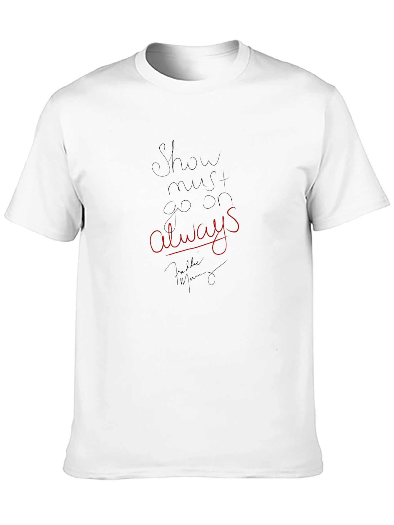 Black Show Must Go On Always Black T-Shirt view 10