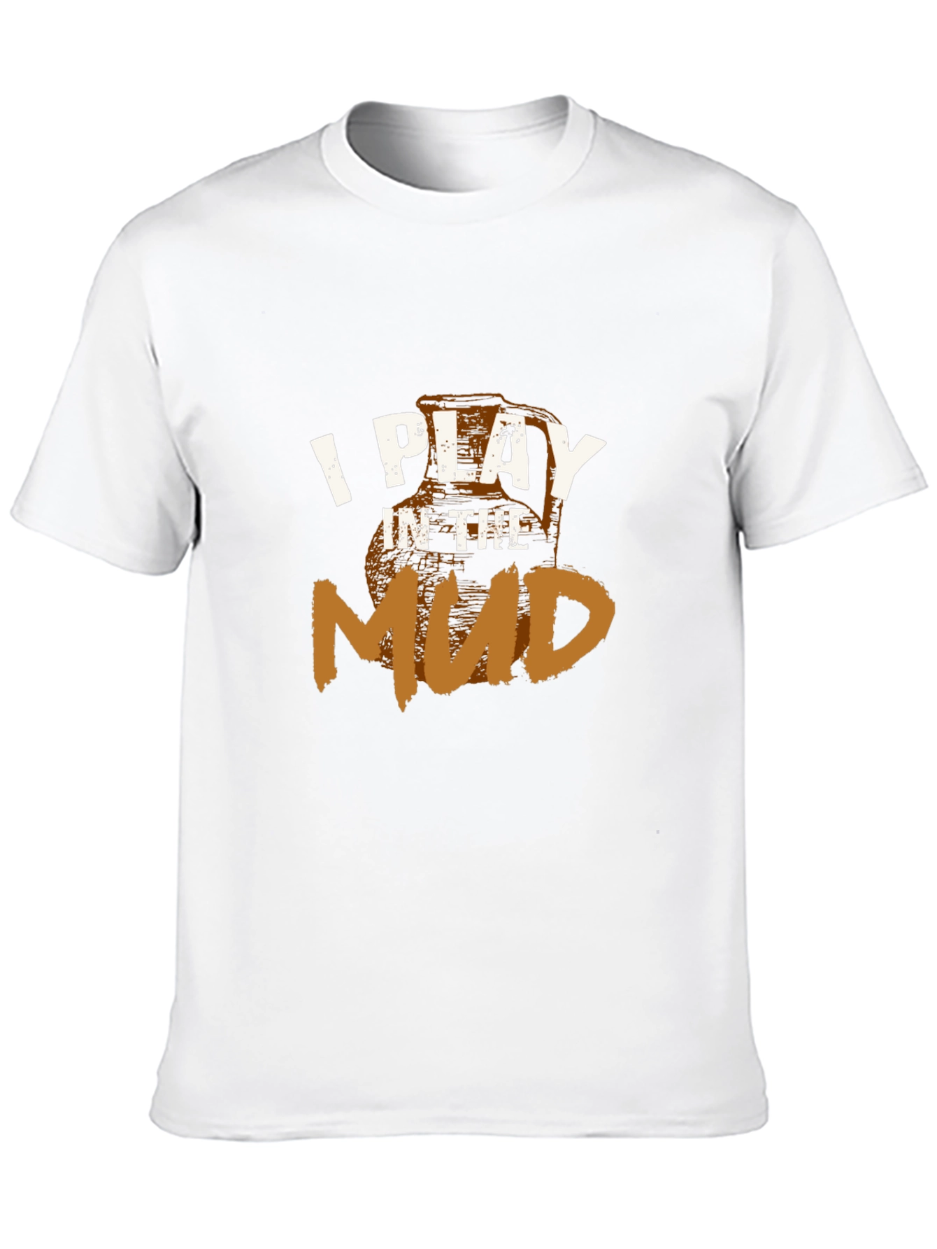 Black I Play in the Mud Graphic Tee view 10