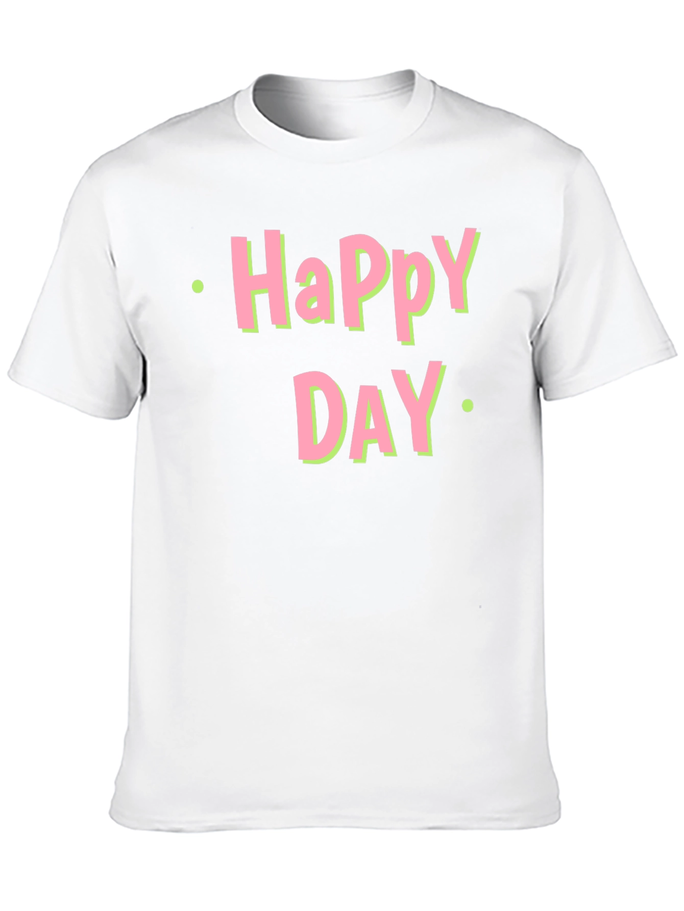 Black Happy Day Graphic T-Shirt - Soft Cotton Tee view 10