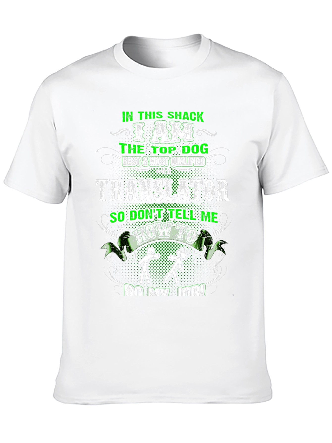 Black In This Shack I Am The Top Dog Translator T-Shirt view 10