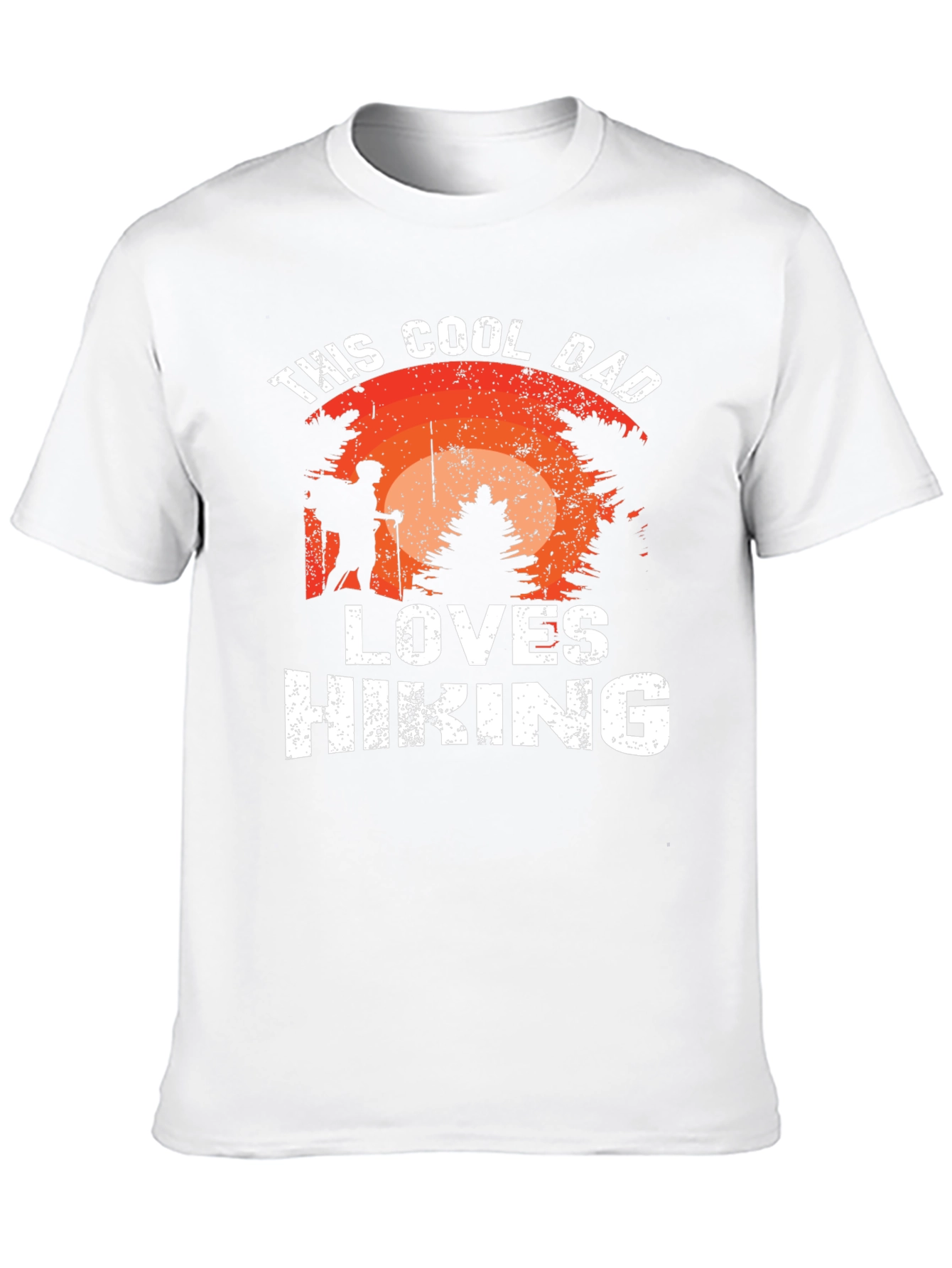 Black Cool Dad Hiking T-Shirt view 10