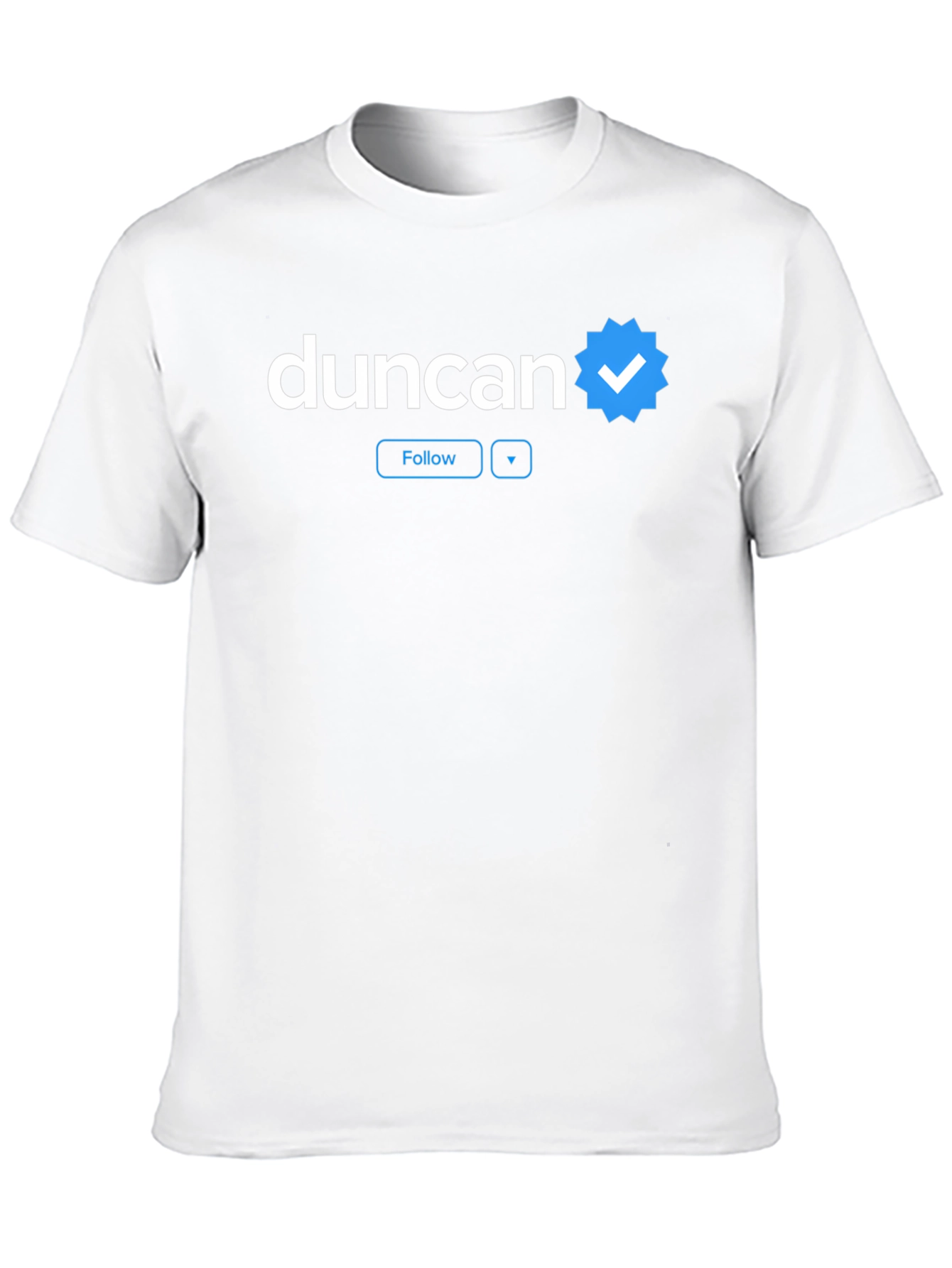 Black Duncan Verified T-Shirt - Stylish Social Media Inspired Tee view 10