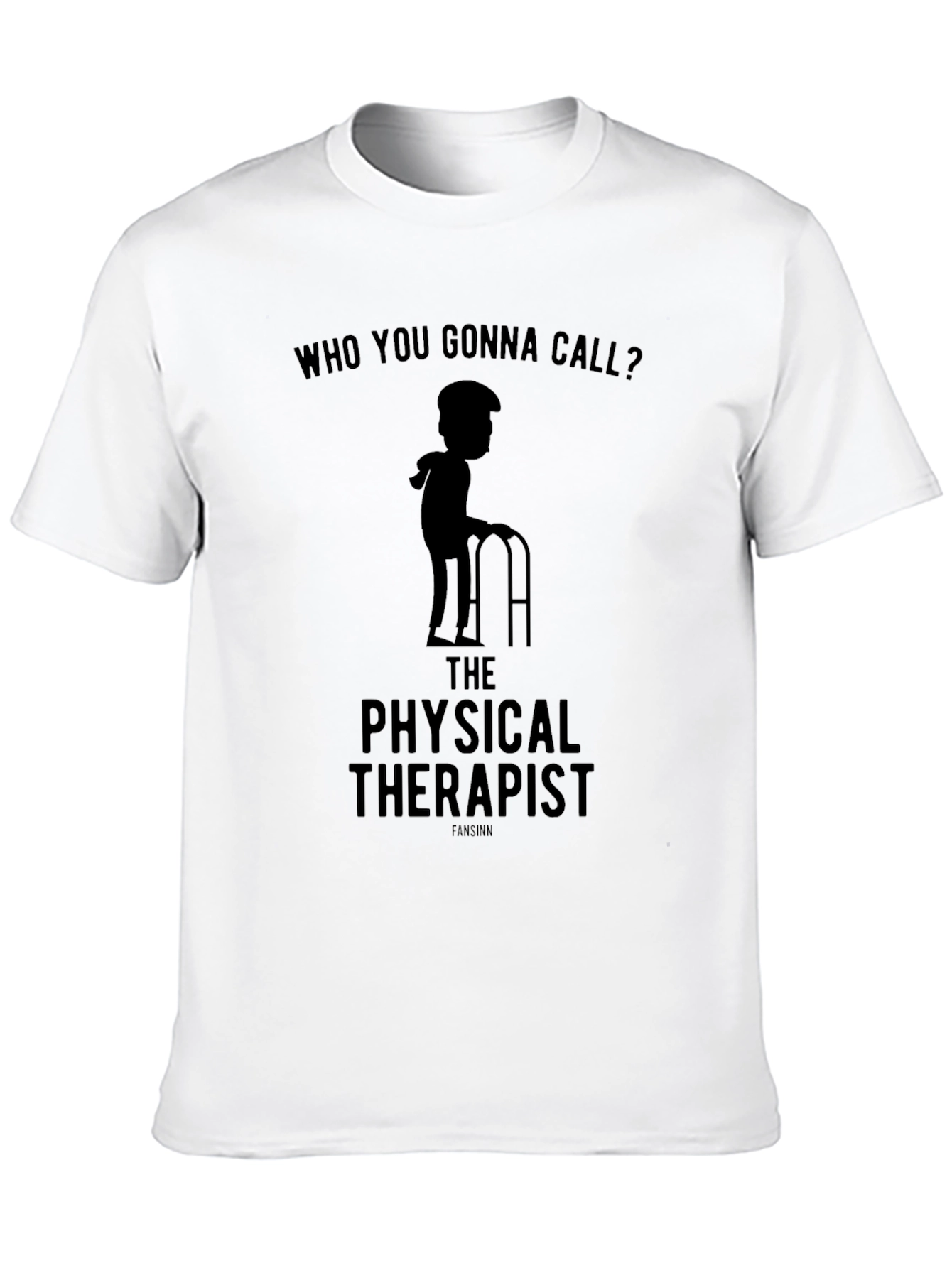 Black Physical Therapist T-Shirt - Funny Therapy Gift view 10
