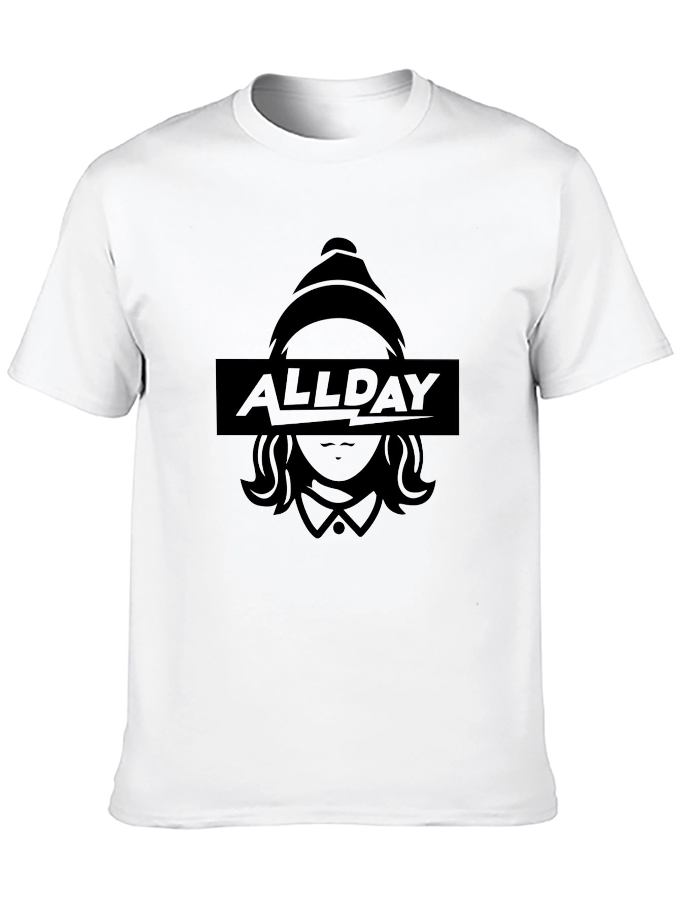 Black AllDay Graphic Print Black T-Shirt view 10